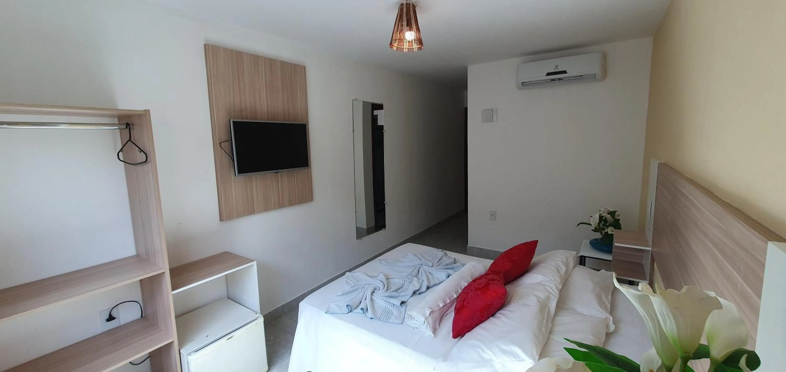 View (from property/room), Bed in Pousada Terra Mar Way