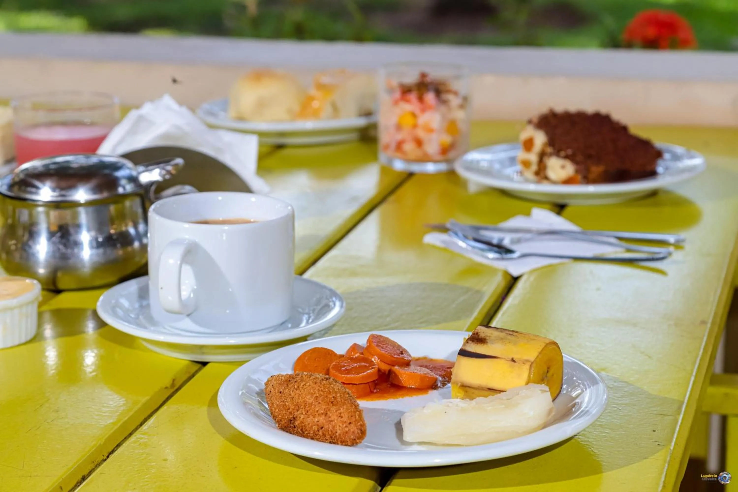 Breakfast in Pousada Terra Mar Way