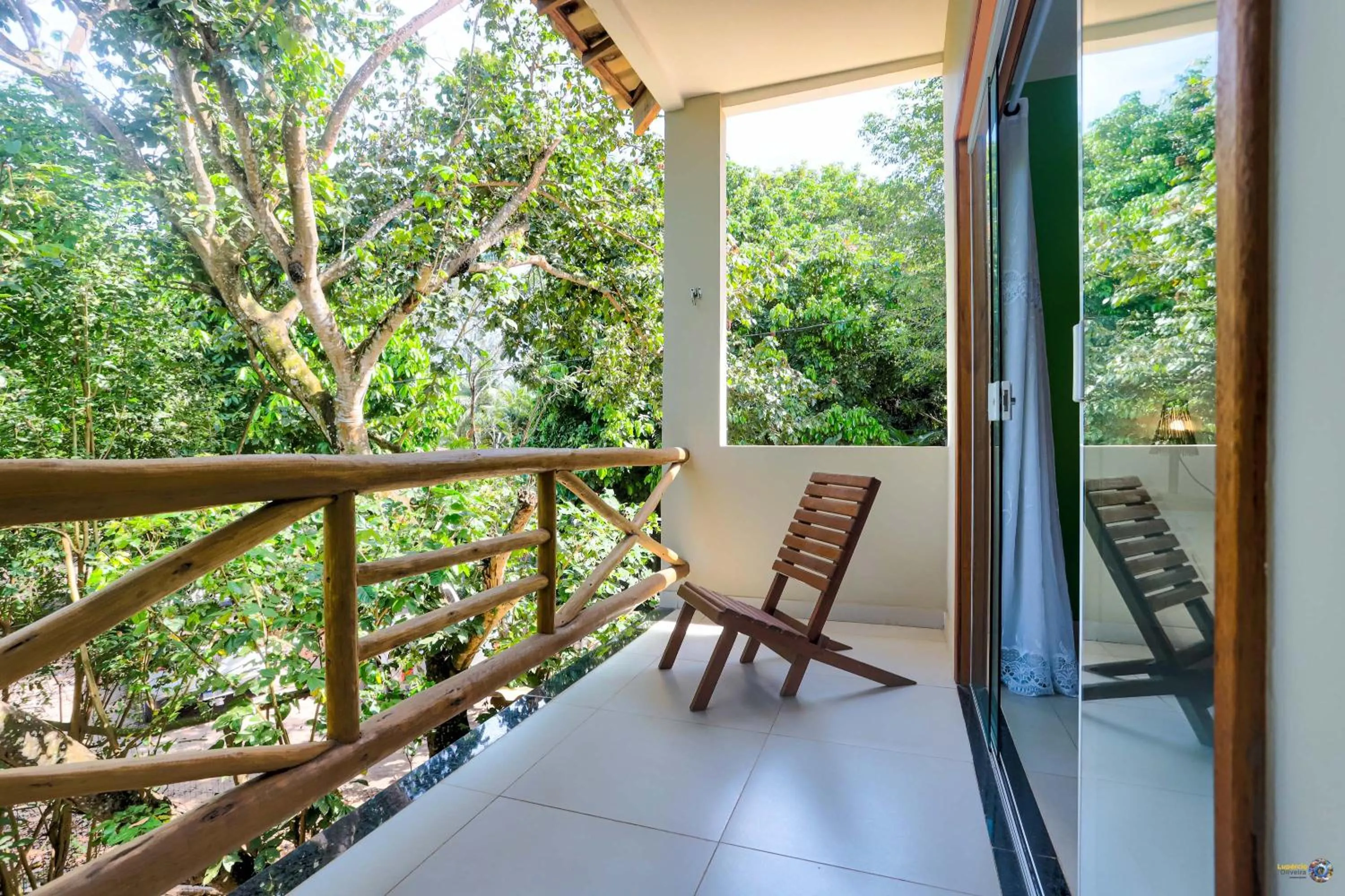 Balcony/Terrace in Pousada Terra Mar Way