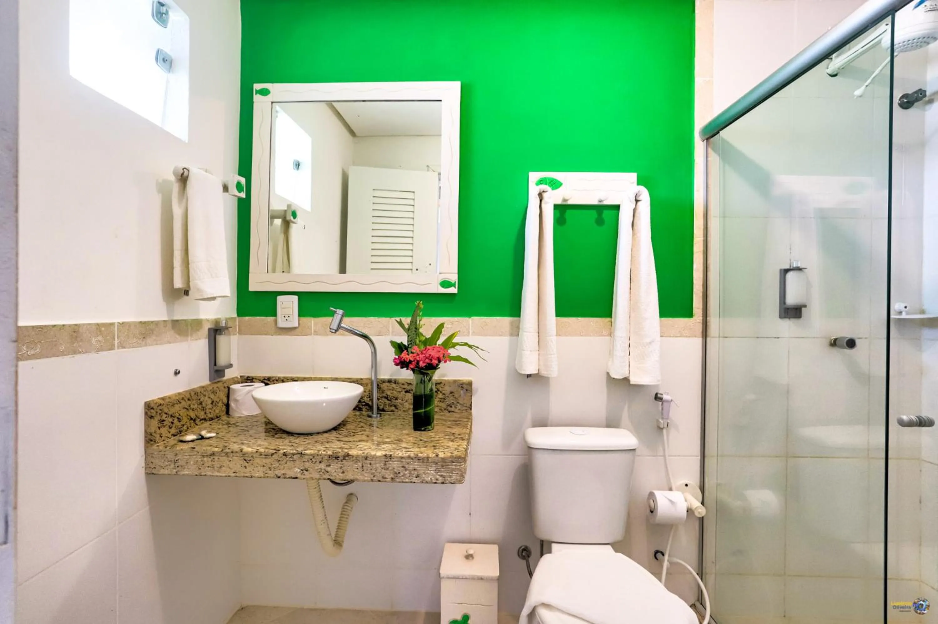 Bathroom in Pousada Terra Mar Way