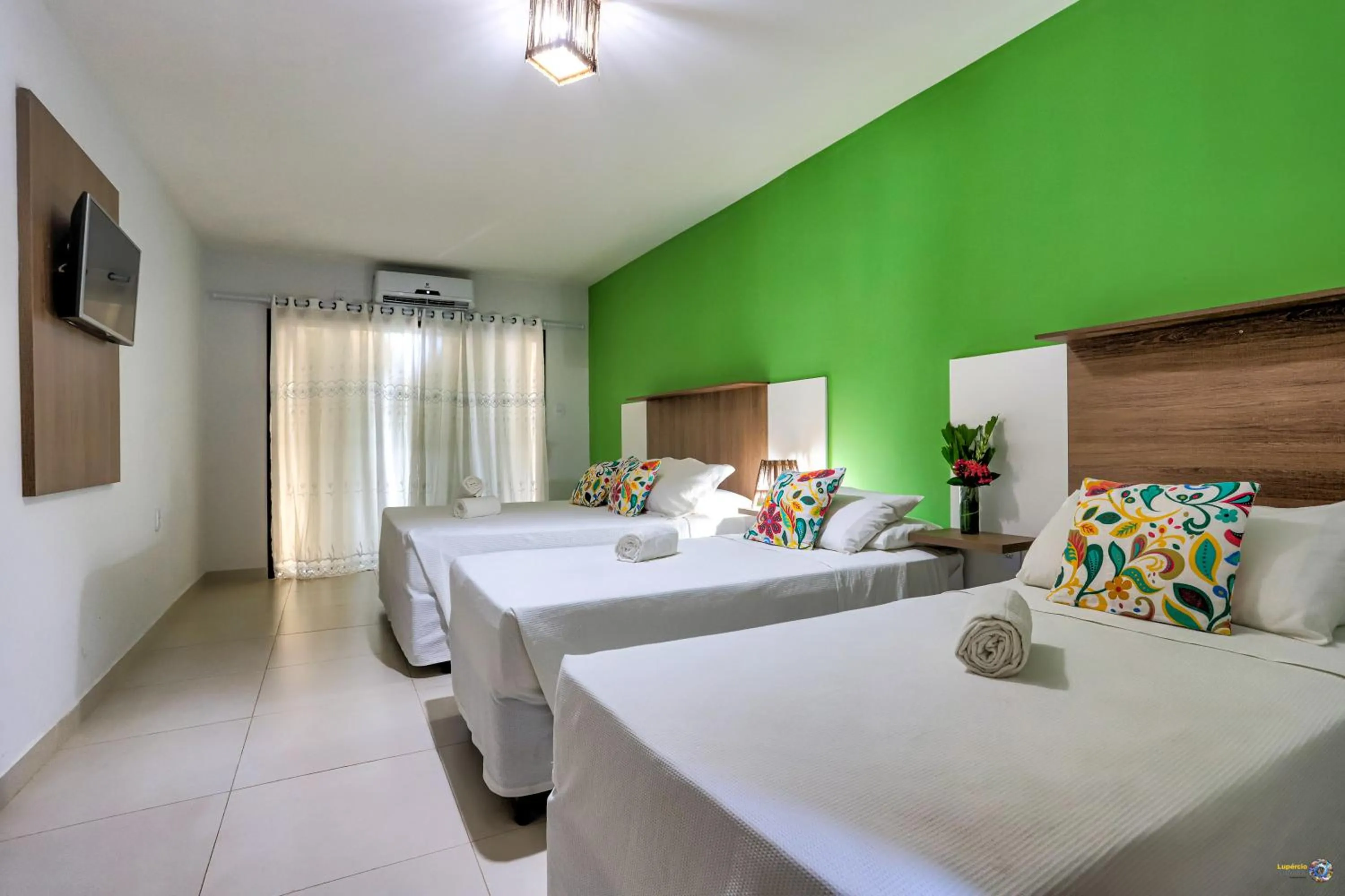 Bed in Pousada Terra Mar Way