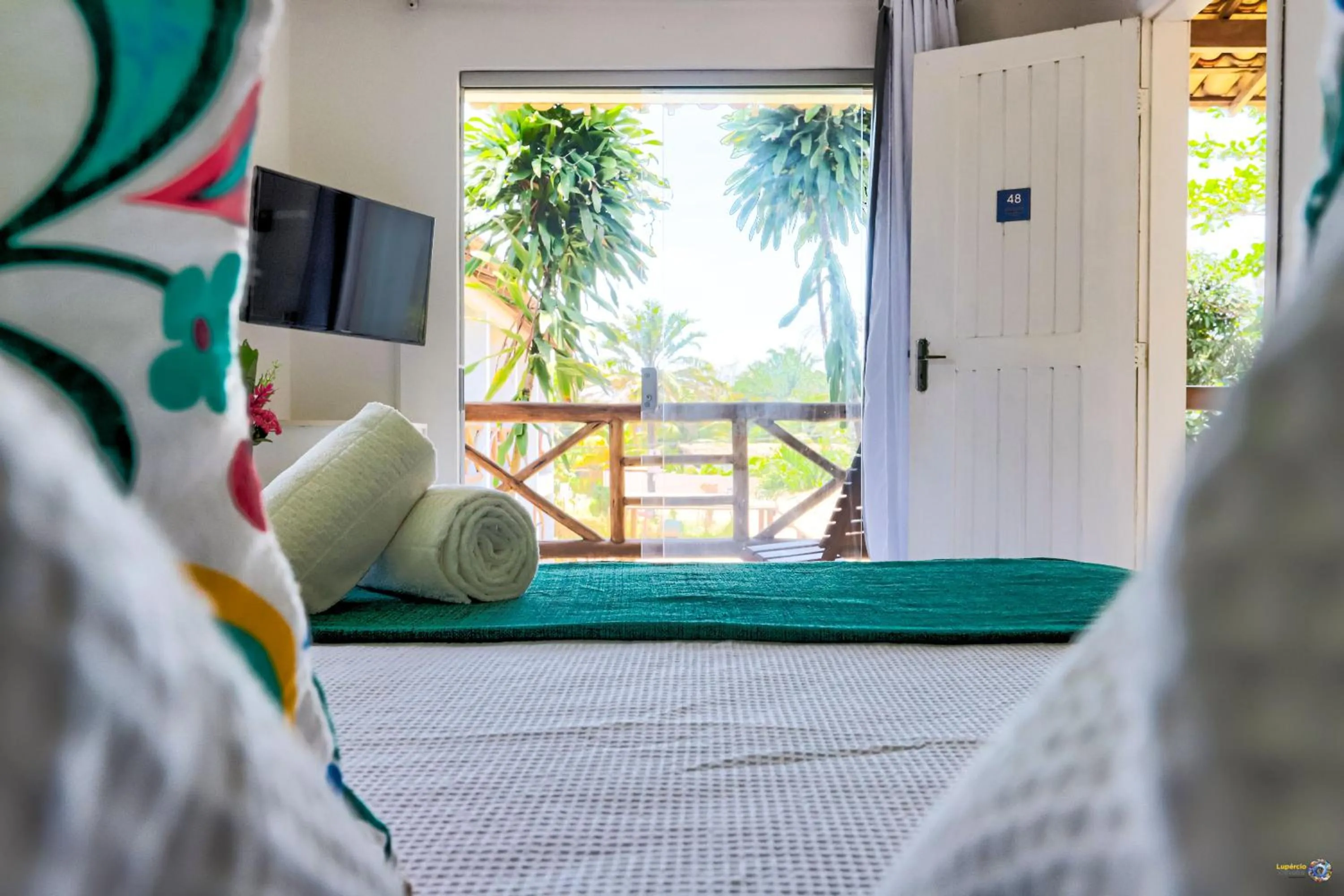 Photo of the whole room, Bed in Pousada Terra Mar Way