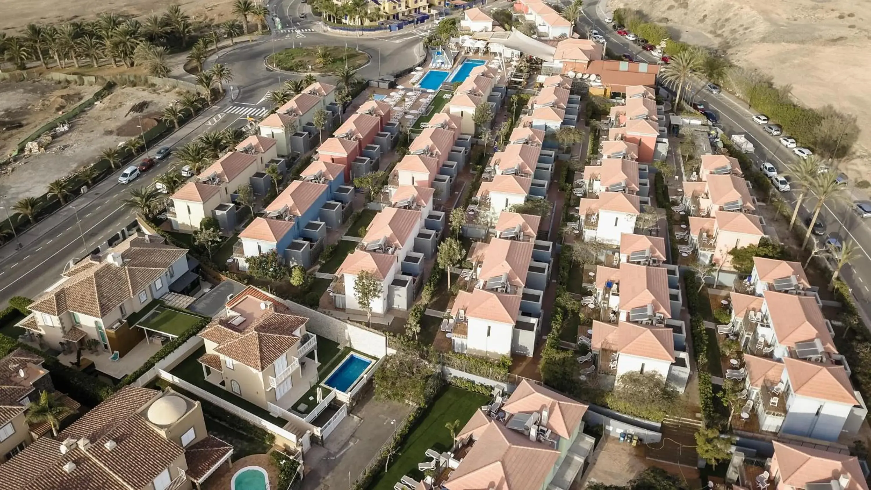 Bird's eye view in Caybeach Meloneras Bird's eye view in Caybeach Meloneras