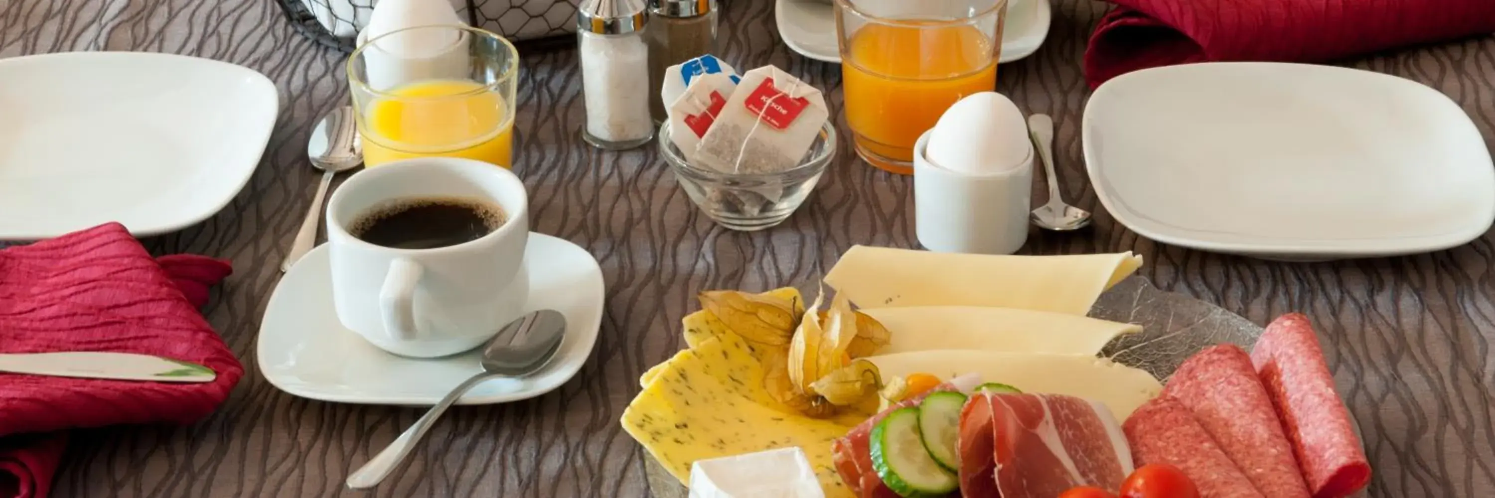 Food close-up in Gästehaus Alte Schule Food close-up in Gästehaus Alte Schule