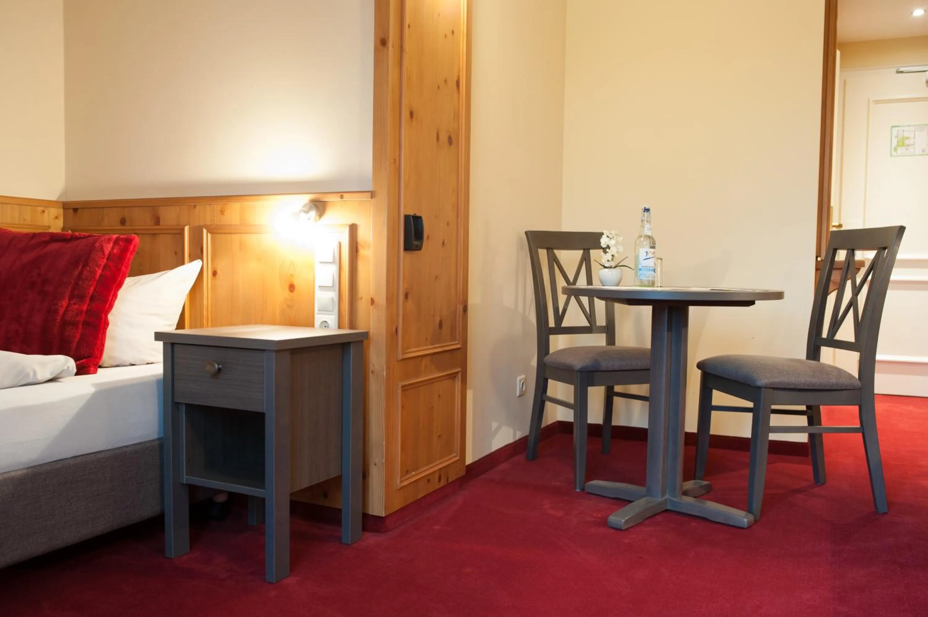 Photo of the whole room, Bed in Gästehaus Alte Schule