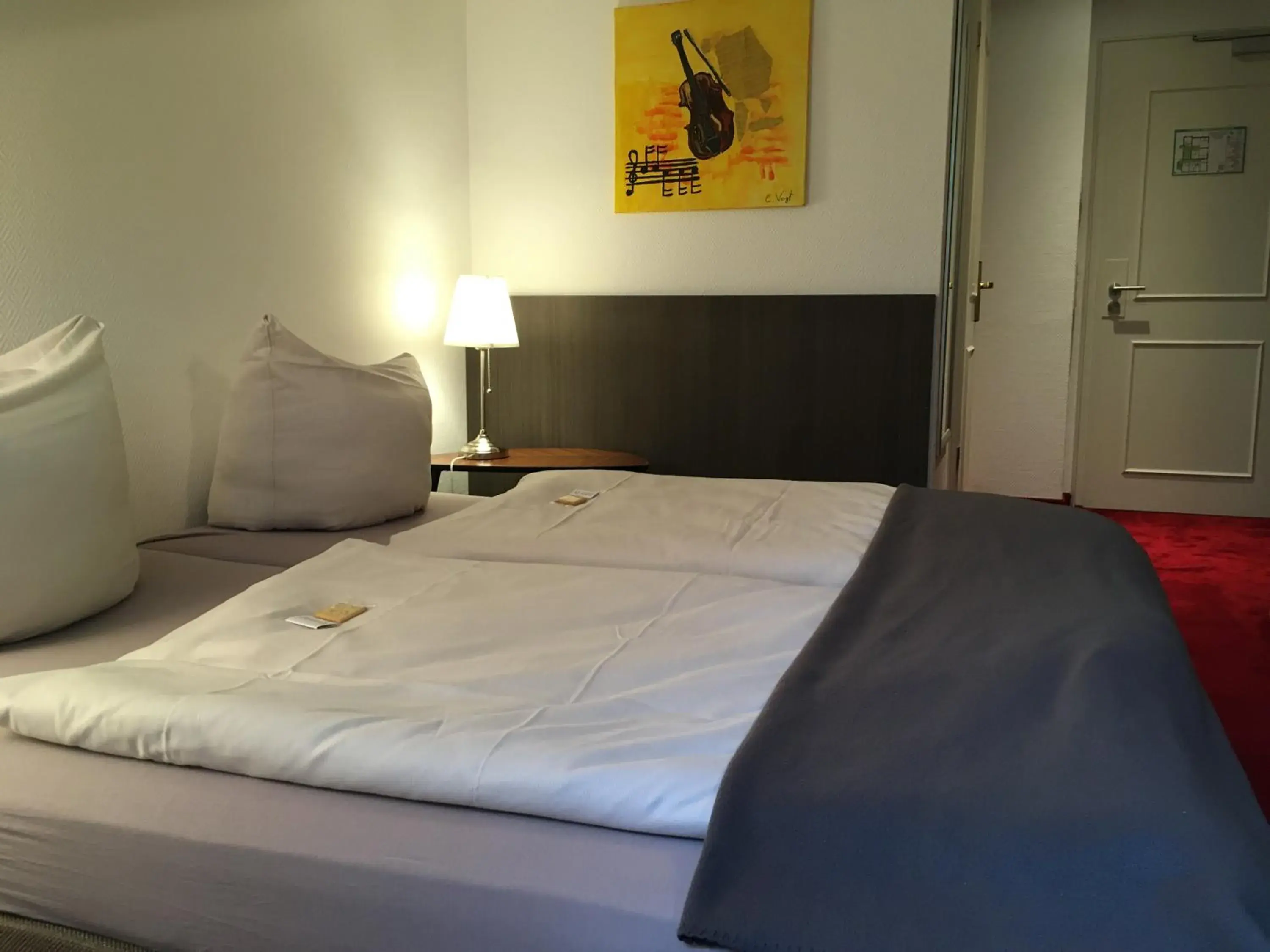 Photo of the whole room, Bed in Gästehaus Alte Schule Photo of the whole room, Bed in Gästehaus Alte Schule