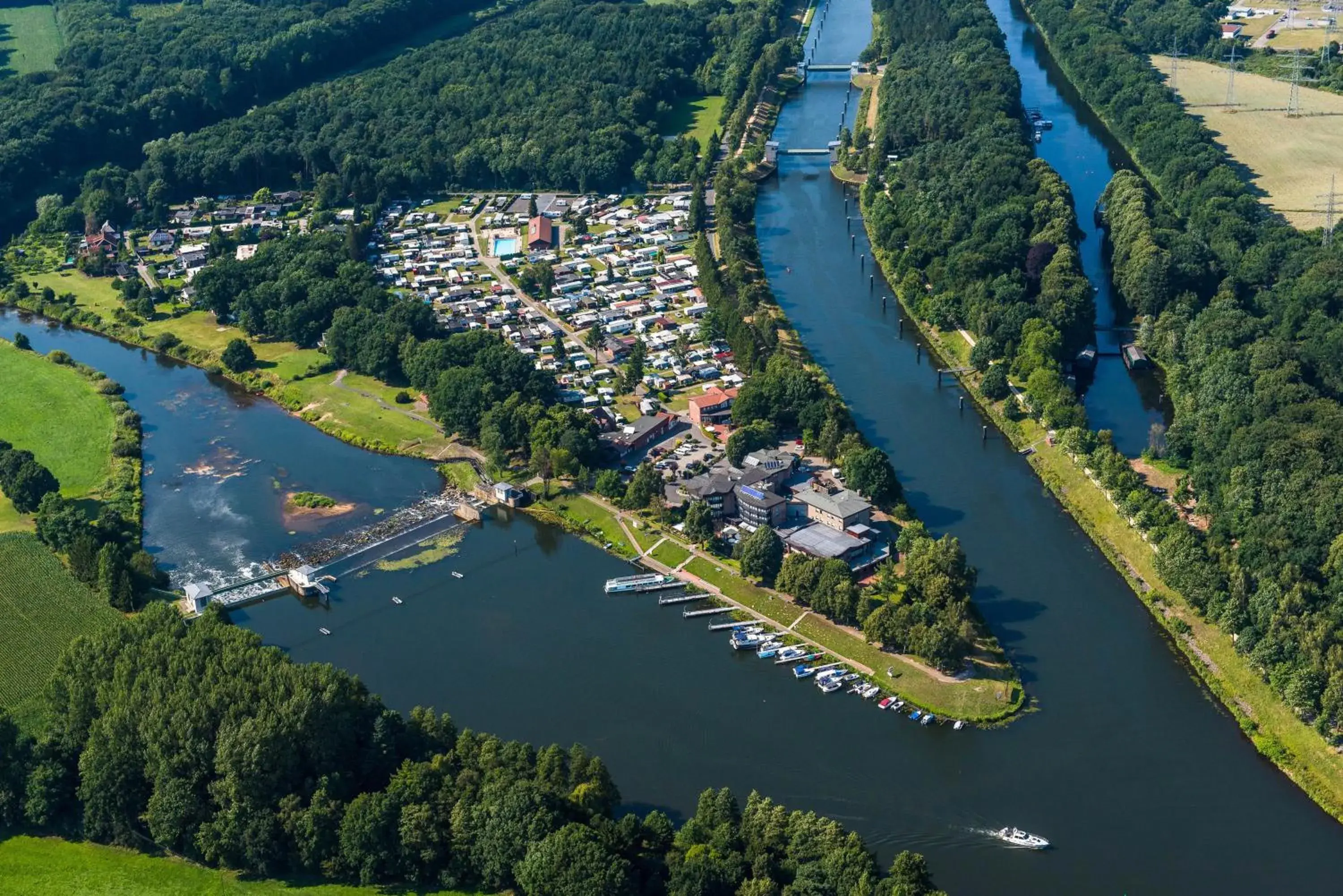 Bird's eye view in Hotel am Wasserfall Bird's eye view in Hotel am Wasserfall