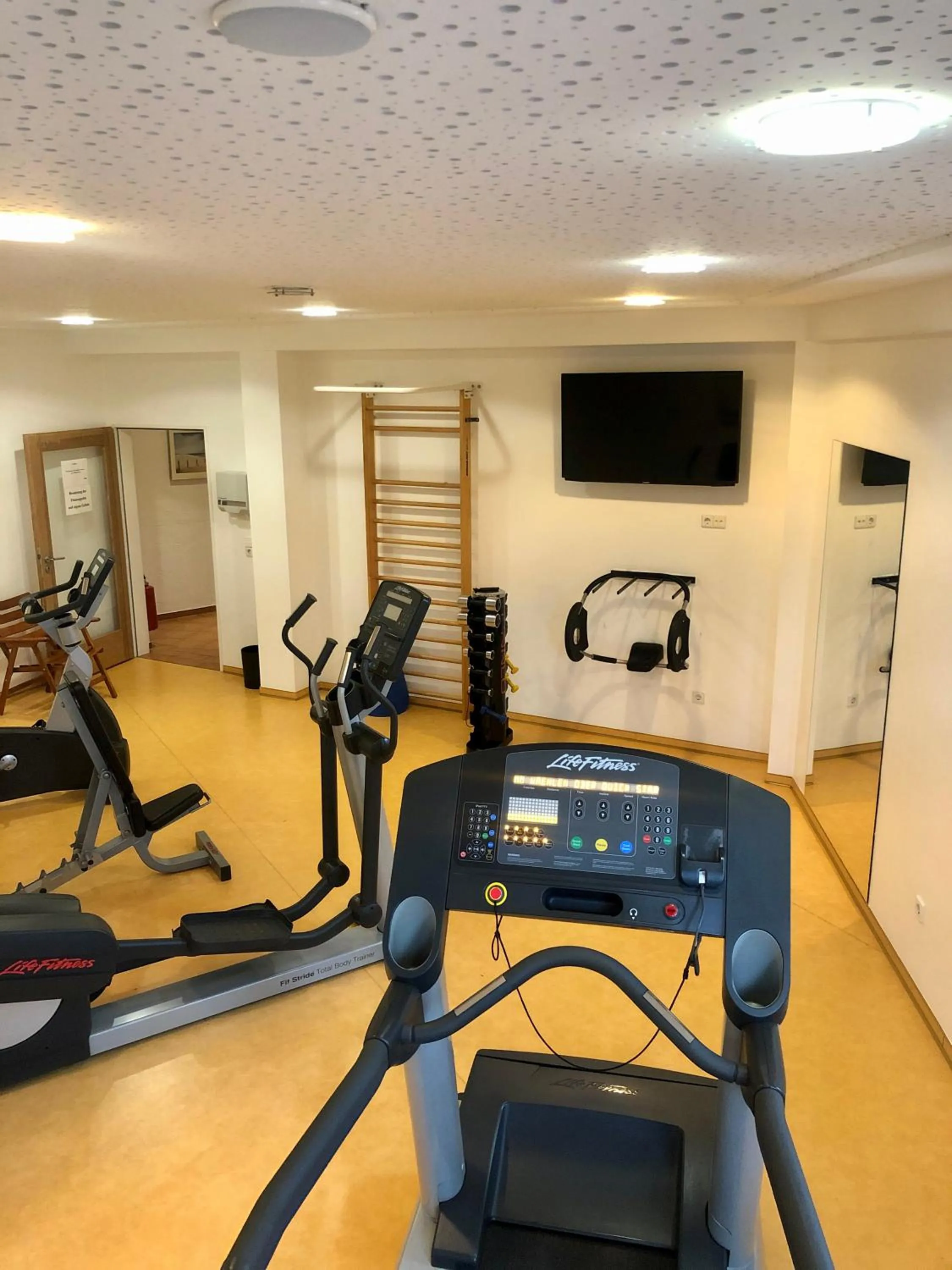 Fitness centre/facilities in Hotel am Wasserfall