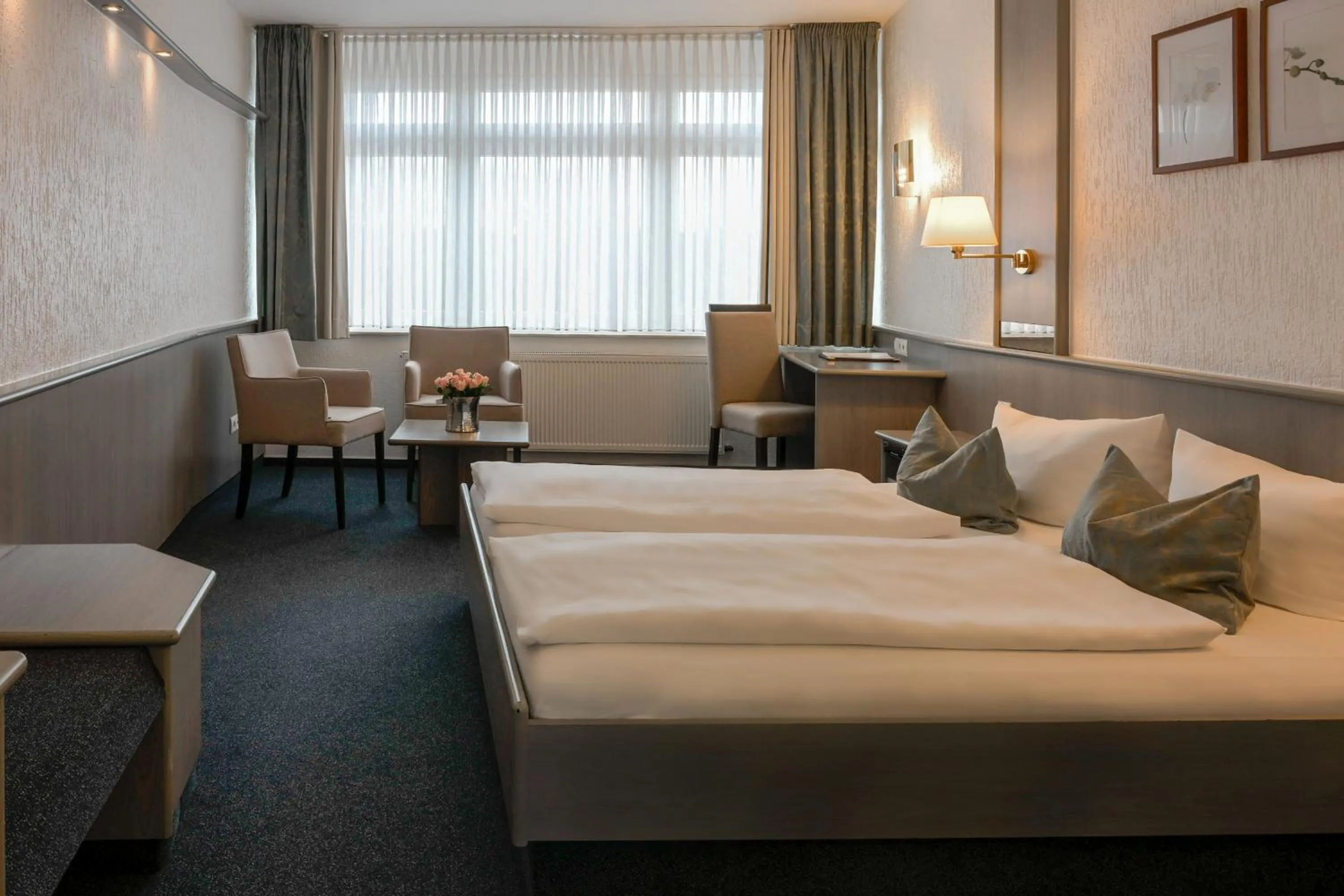 Photo of the whole room, Bed in Hotel am Wasserfall