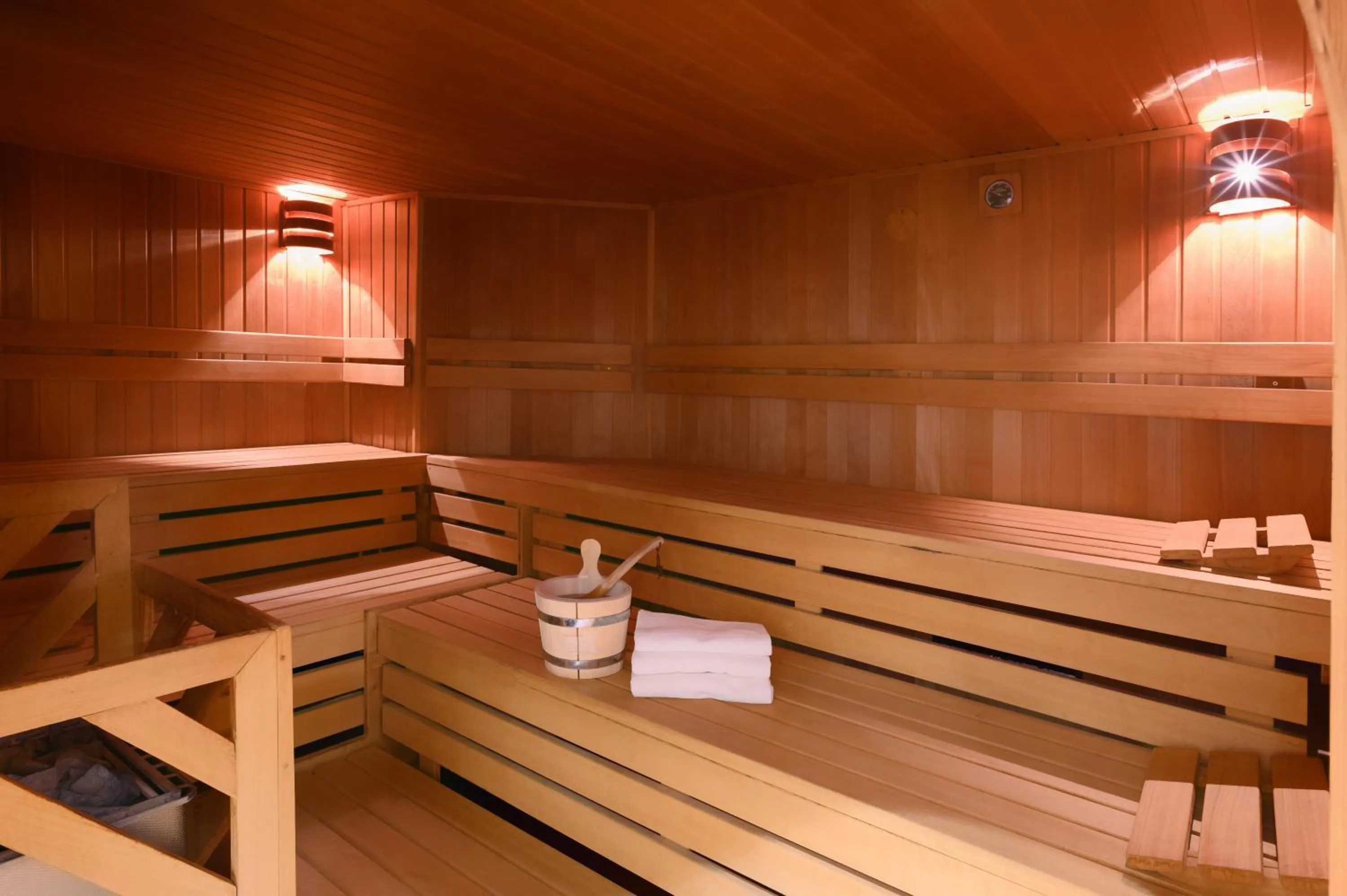 Sauna in Hotel am Wasserfall