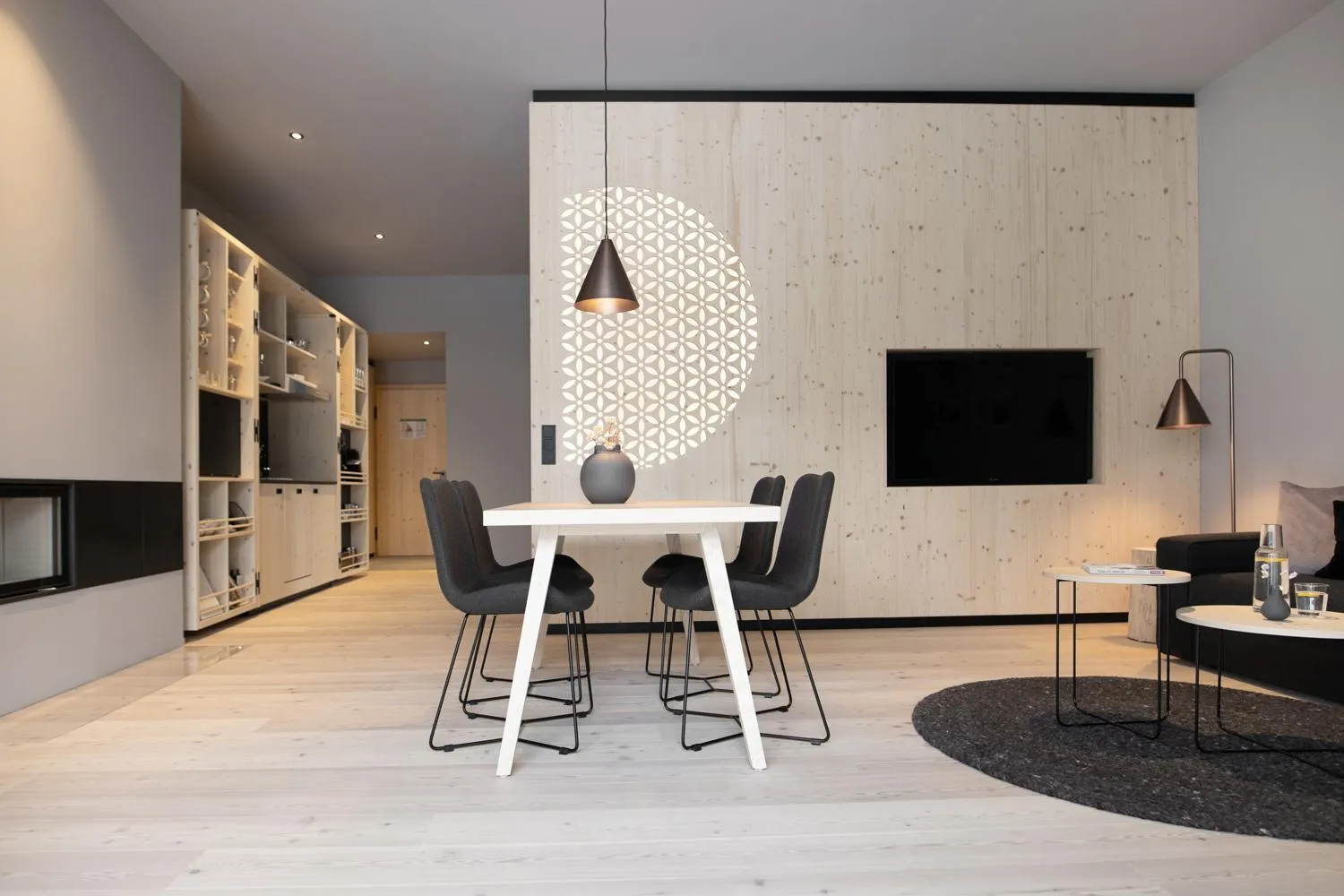 Dining area in Amrai Suites