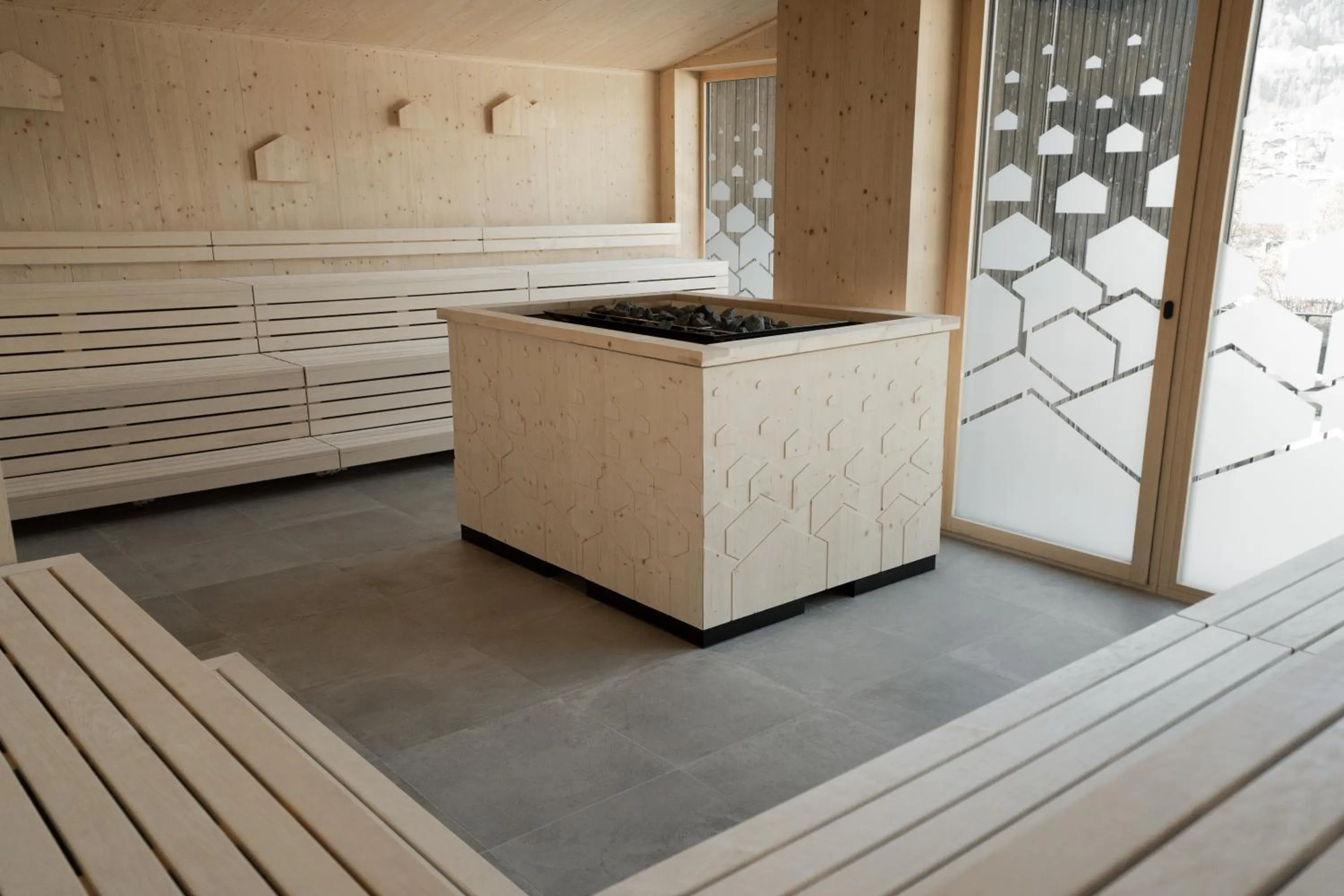 Sauna in Amrai Suites