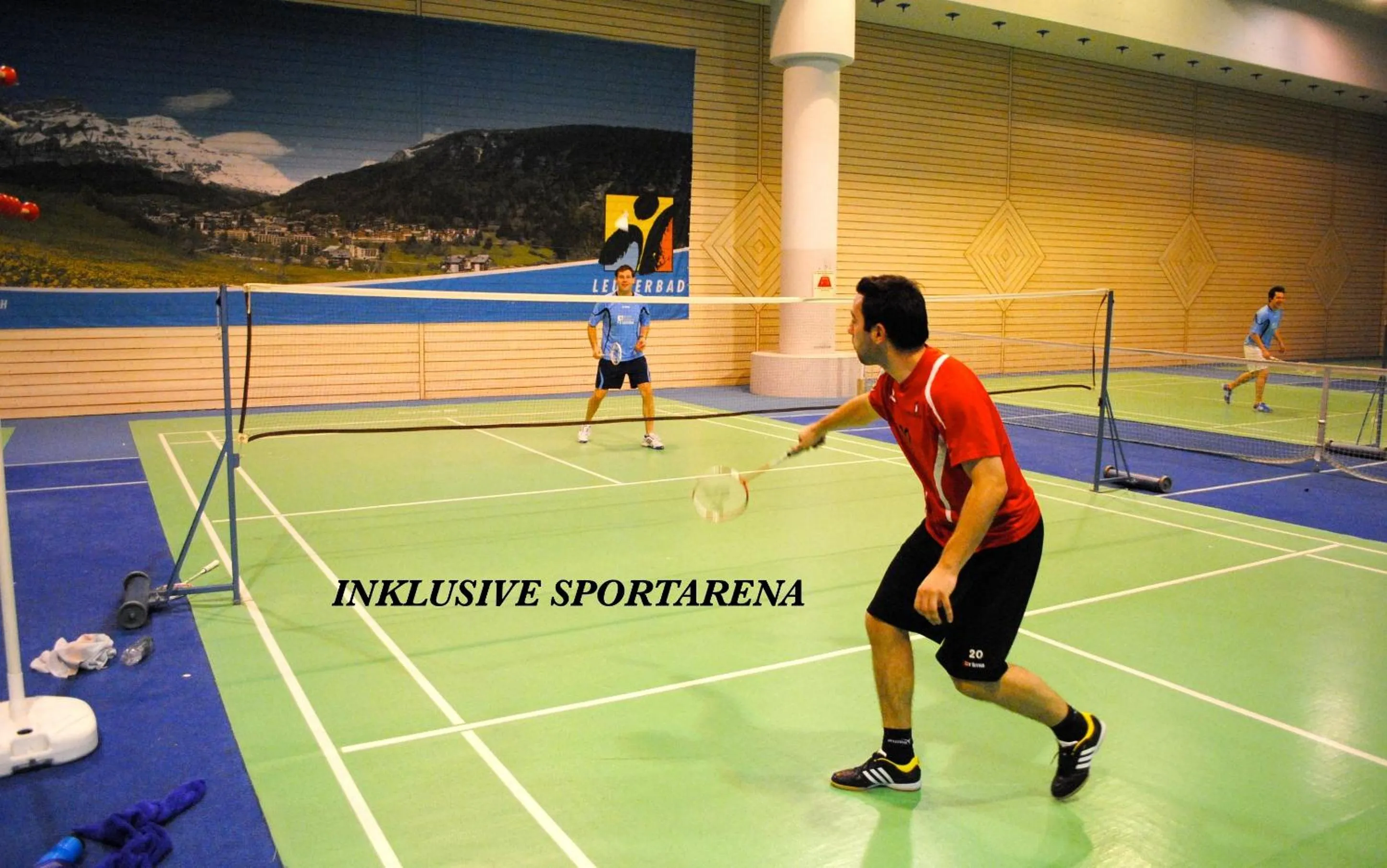 Tennis court in Hotel Viktoria-Leukerbad-Therme