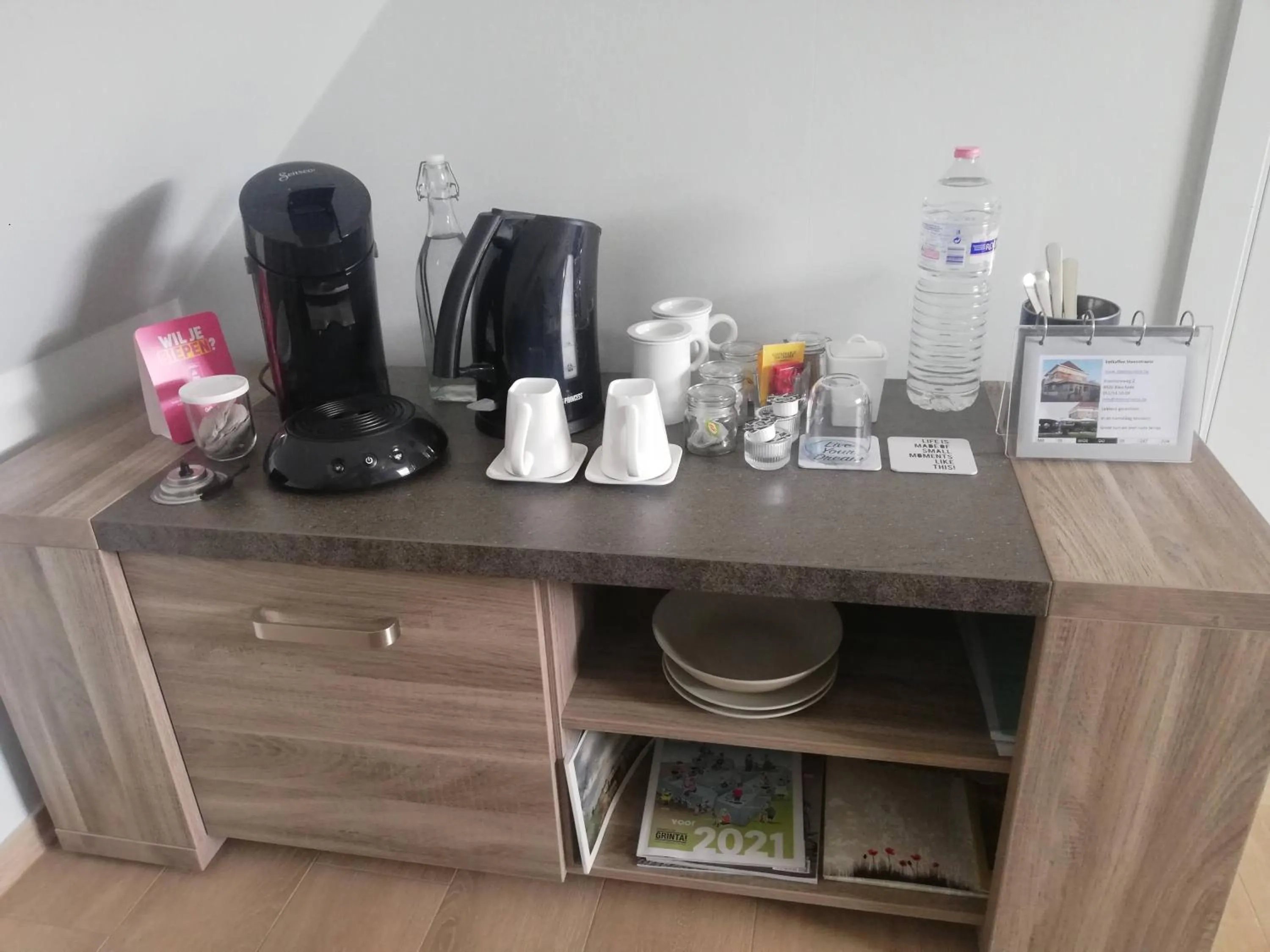 Coffee/tea facilities in B&B Lora