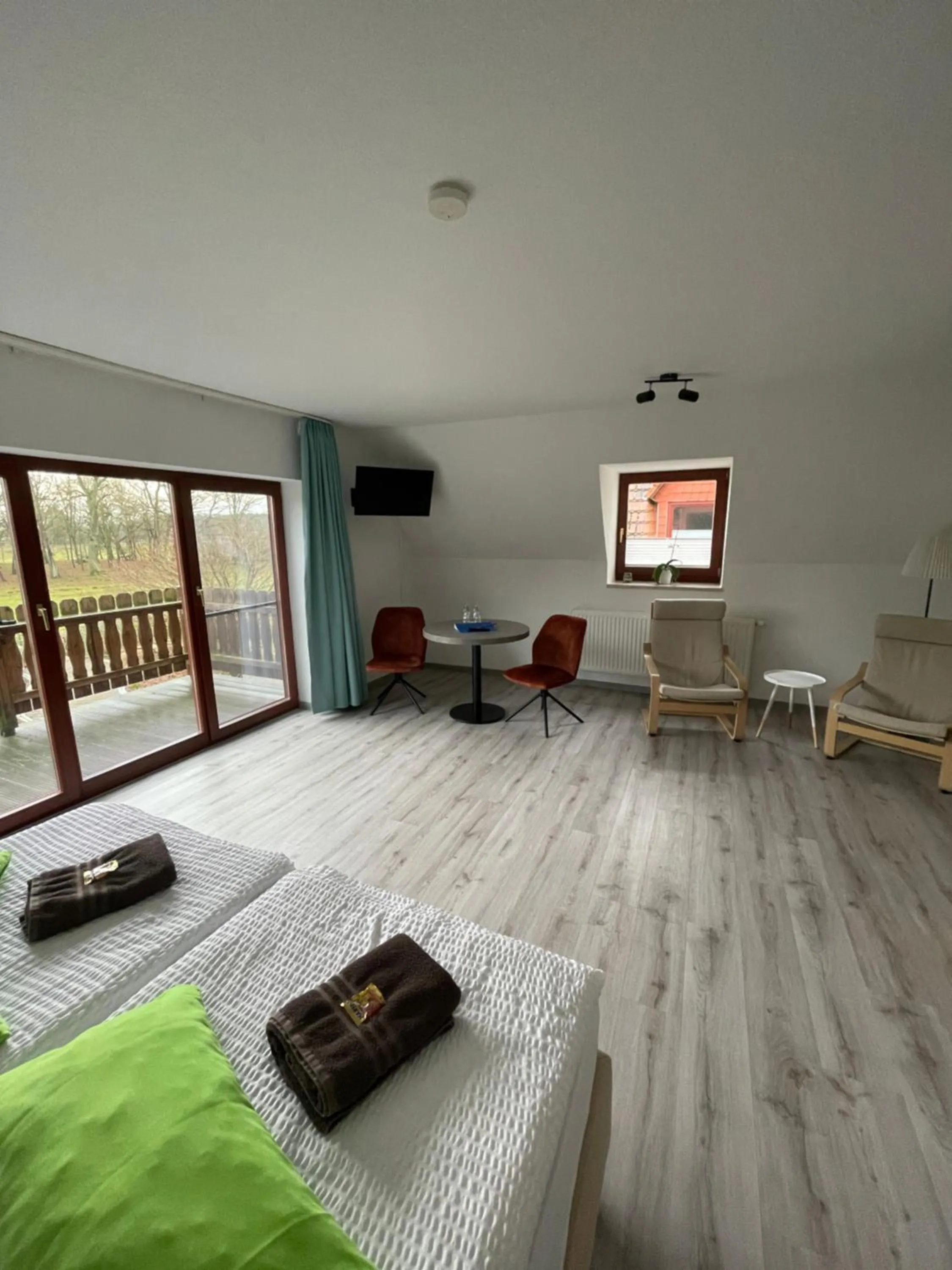 Seating area, Bed in An der Gärtnerei