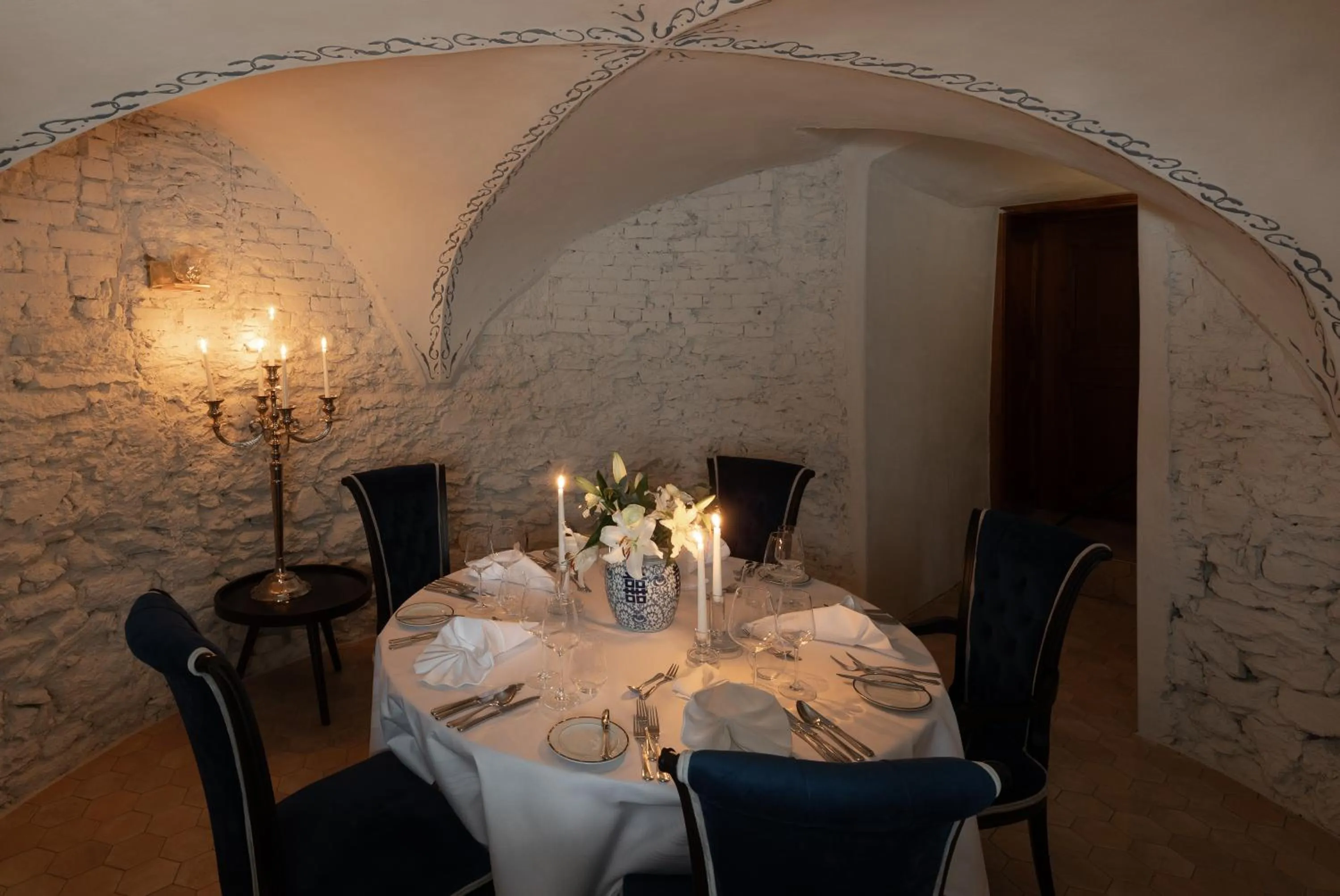 Restaurant/places to eat in Schloßhotel Althörnitz Neubau