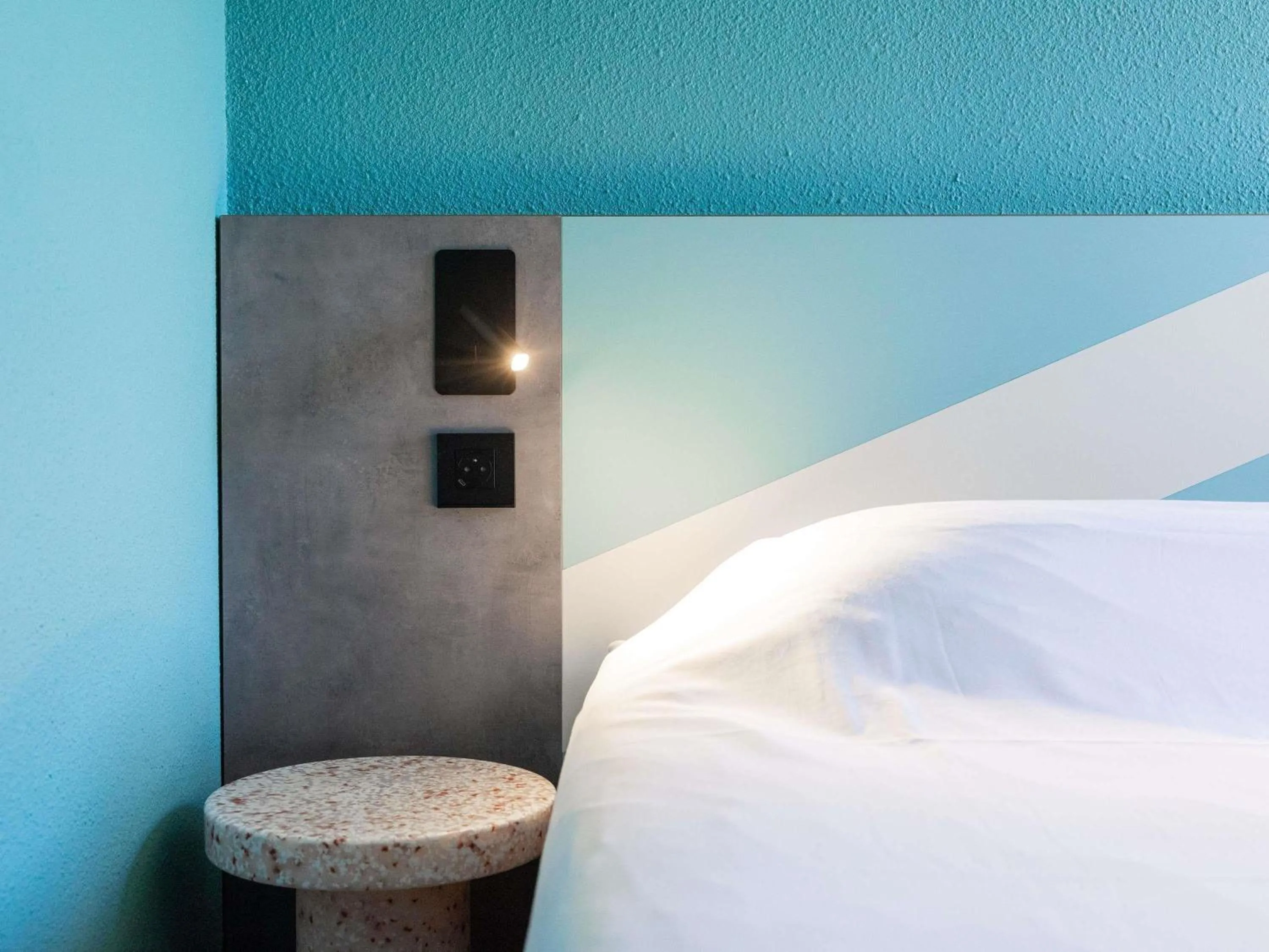 Bedroom, Bed in Ibis budget Béziers Est Mediterranée A9 / A75