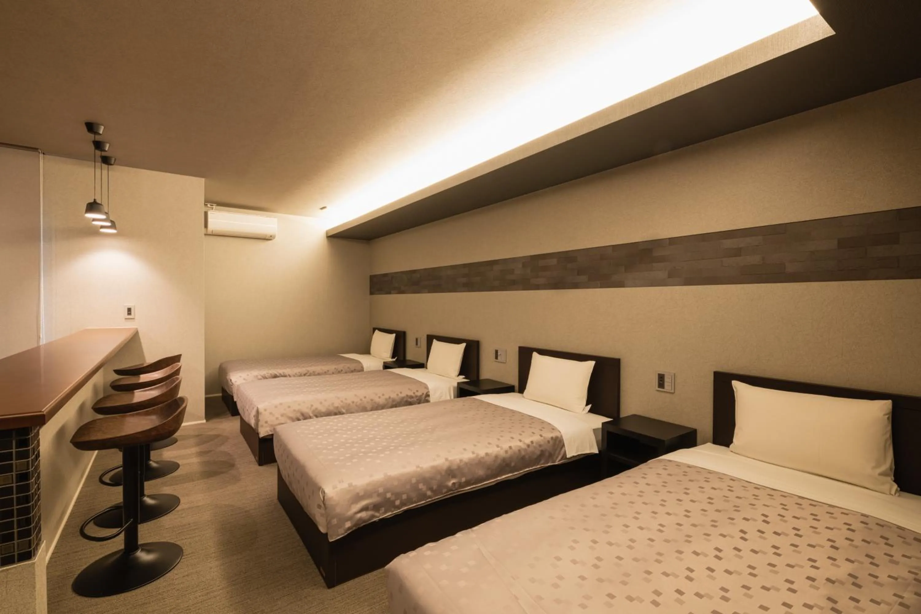 Bed in GRAND BASE Hakata Station