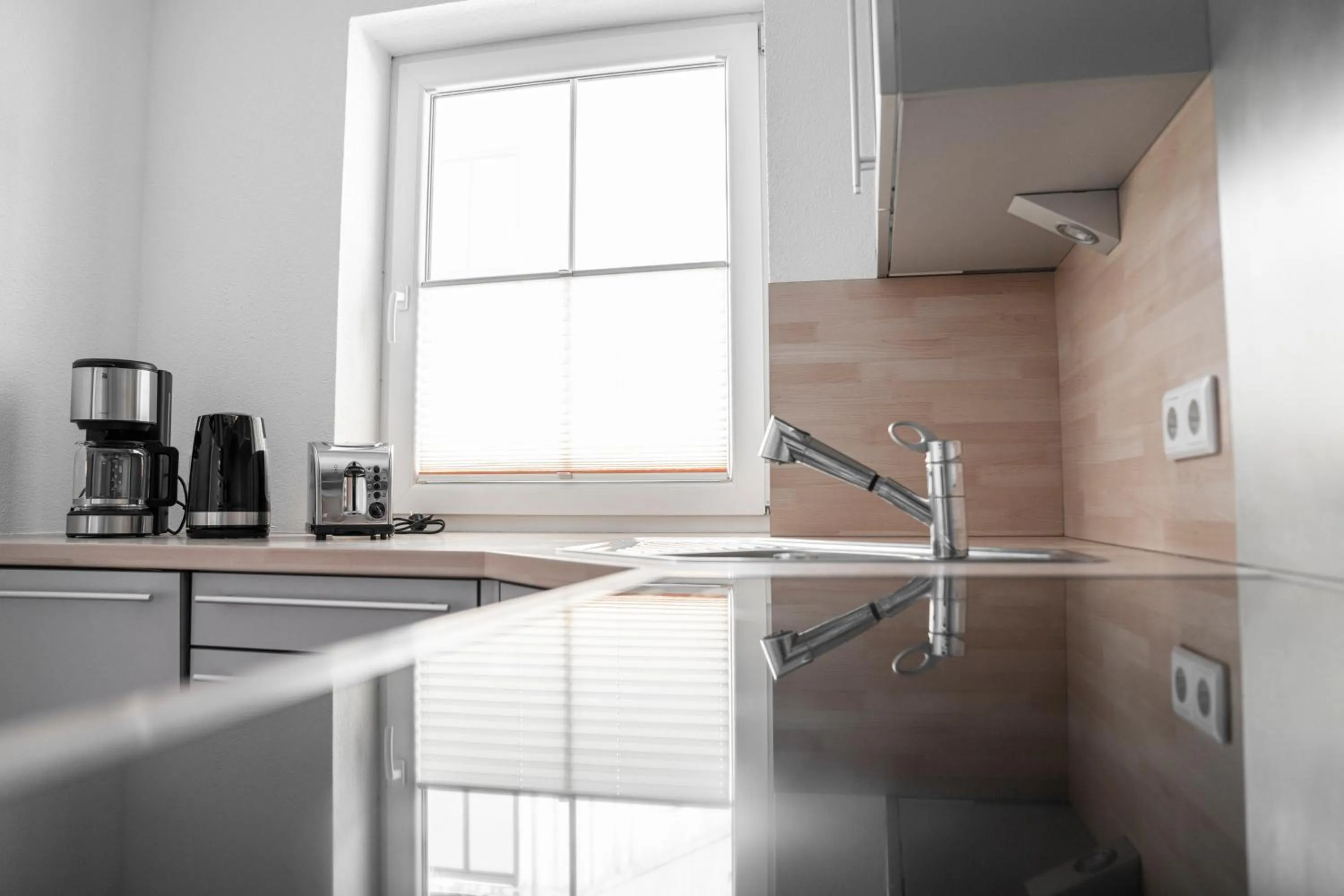 Kitchen or kitchenette in Landhaus Martinus