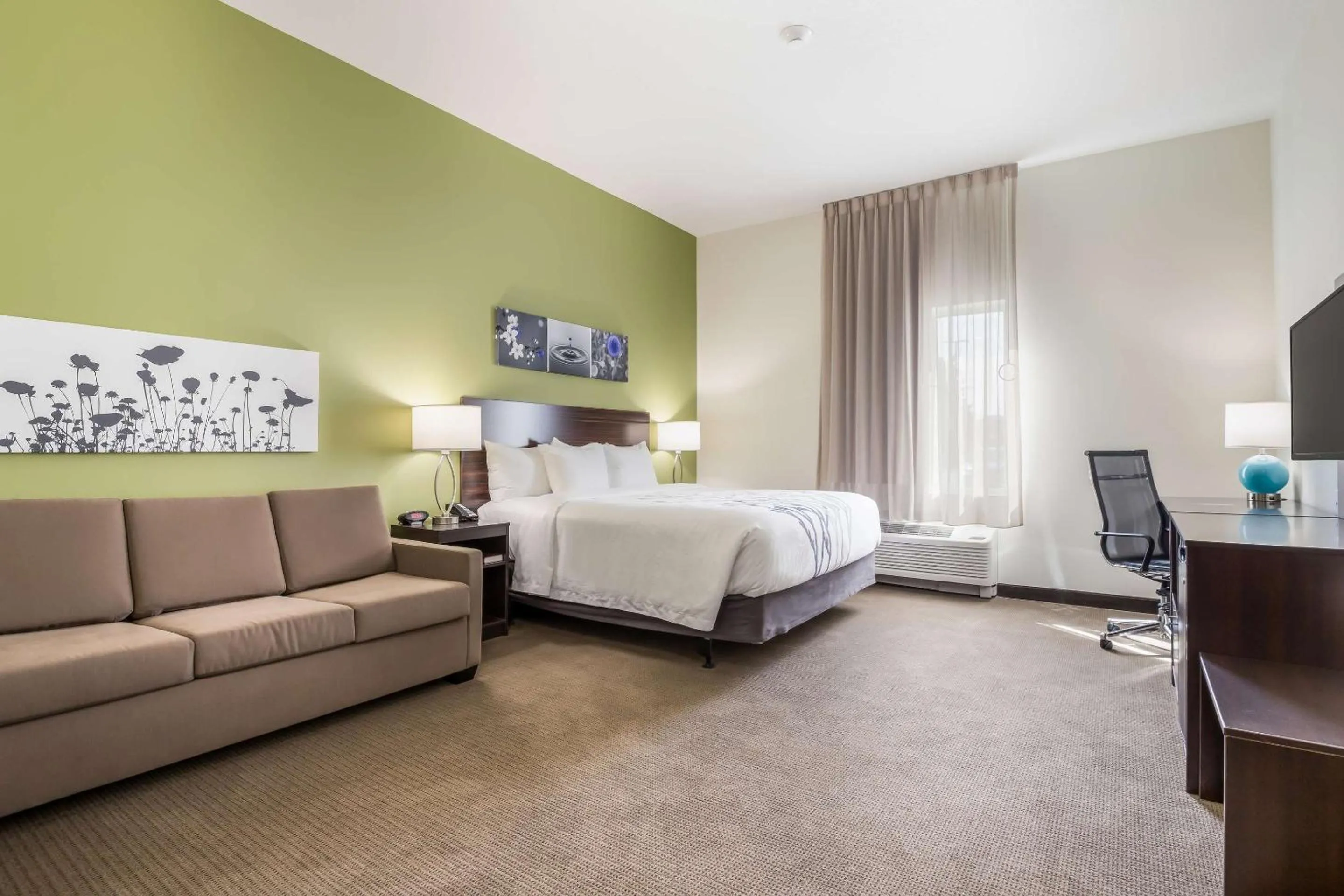 Bedroom, Bed in Sleep Inn & Suites Park City-Wichita North