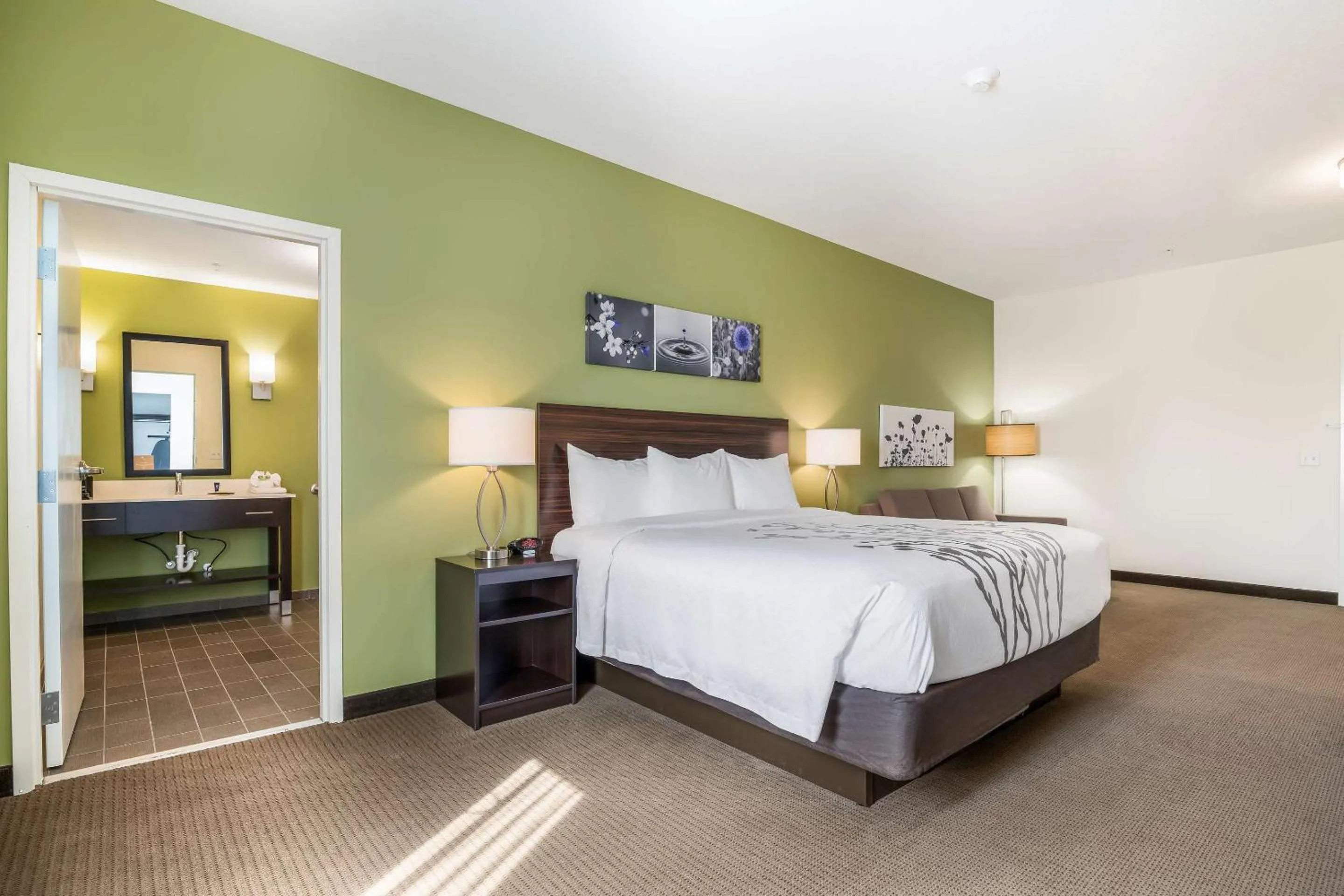 Bedroom, Bed in Sleep Inn & Suites Park City-Wichita North