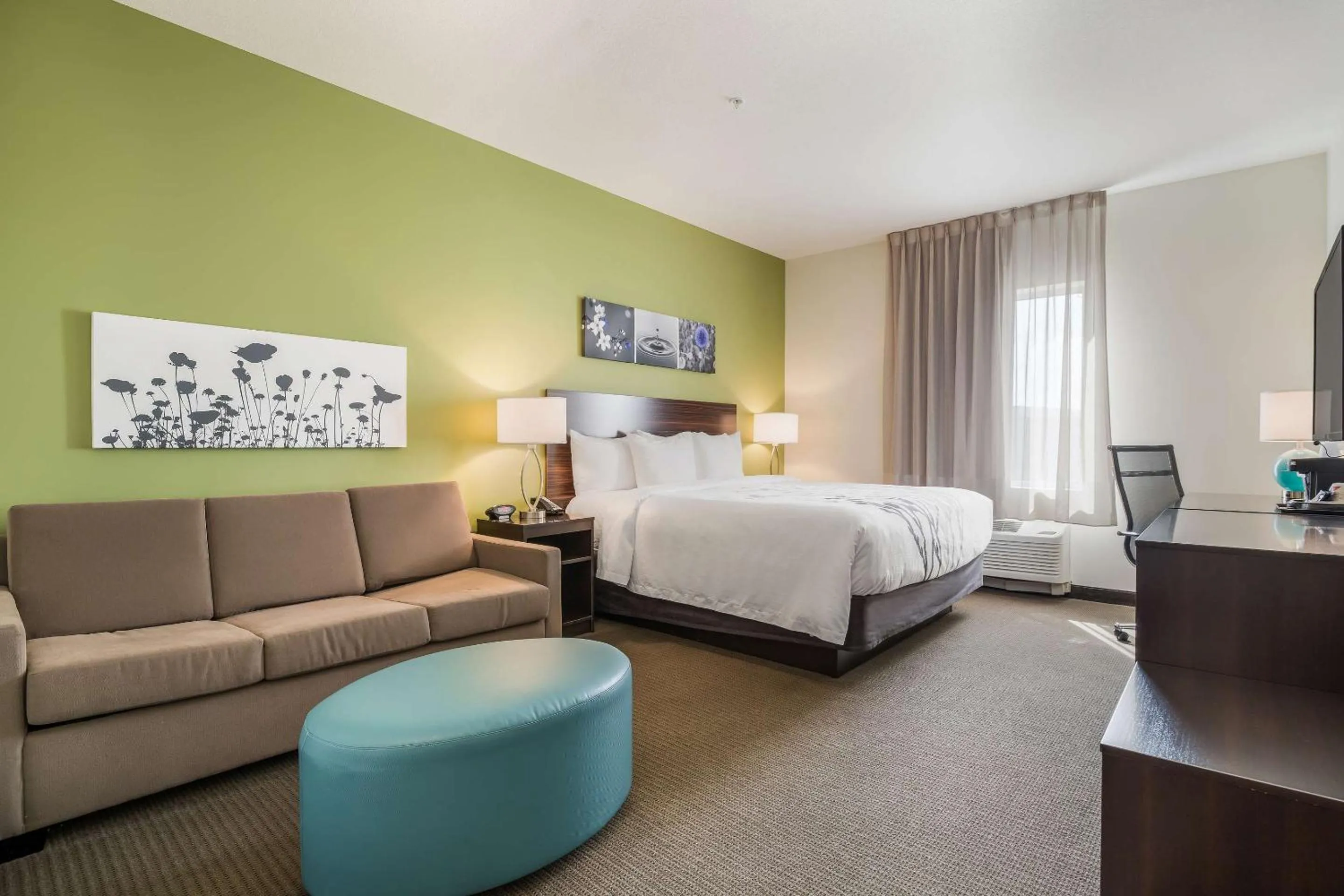 Bedroom, Bed in Sleep Inn & Suites Park City-Wichita North