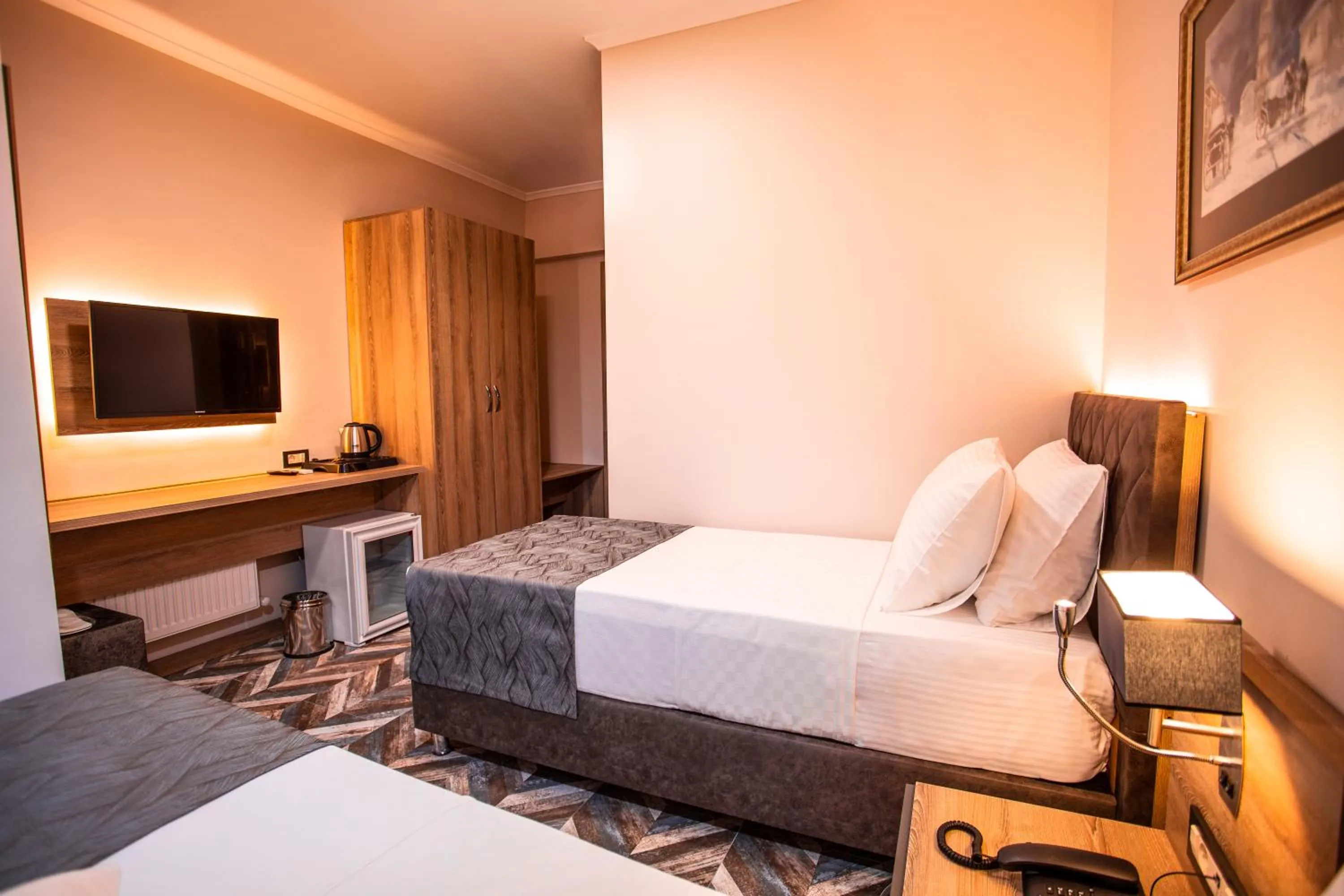 Bed in Hotel Kale 17