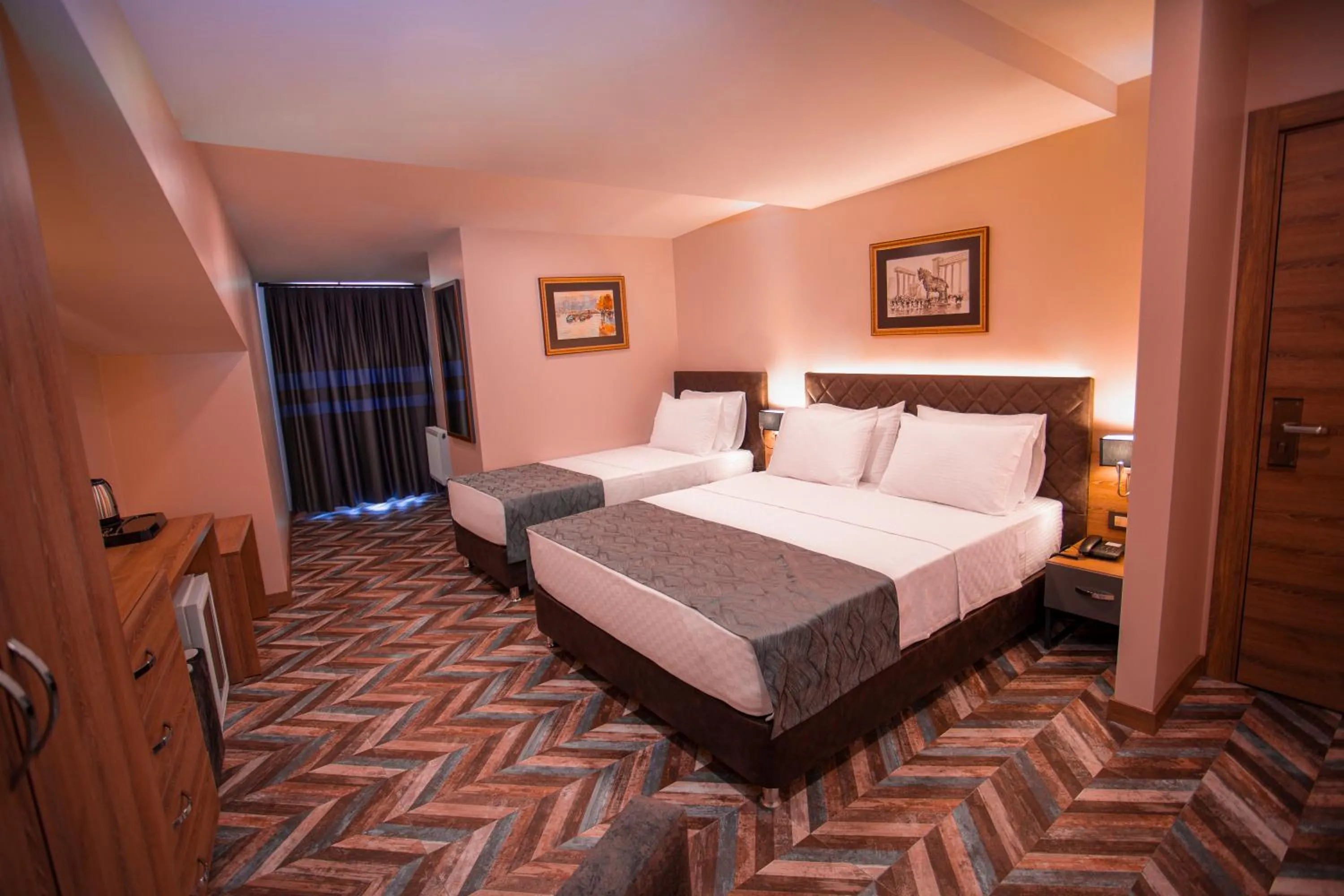 Bed in Hotel Kale 17