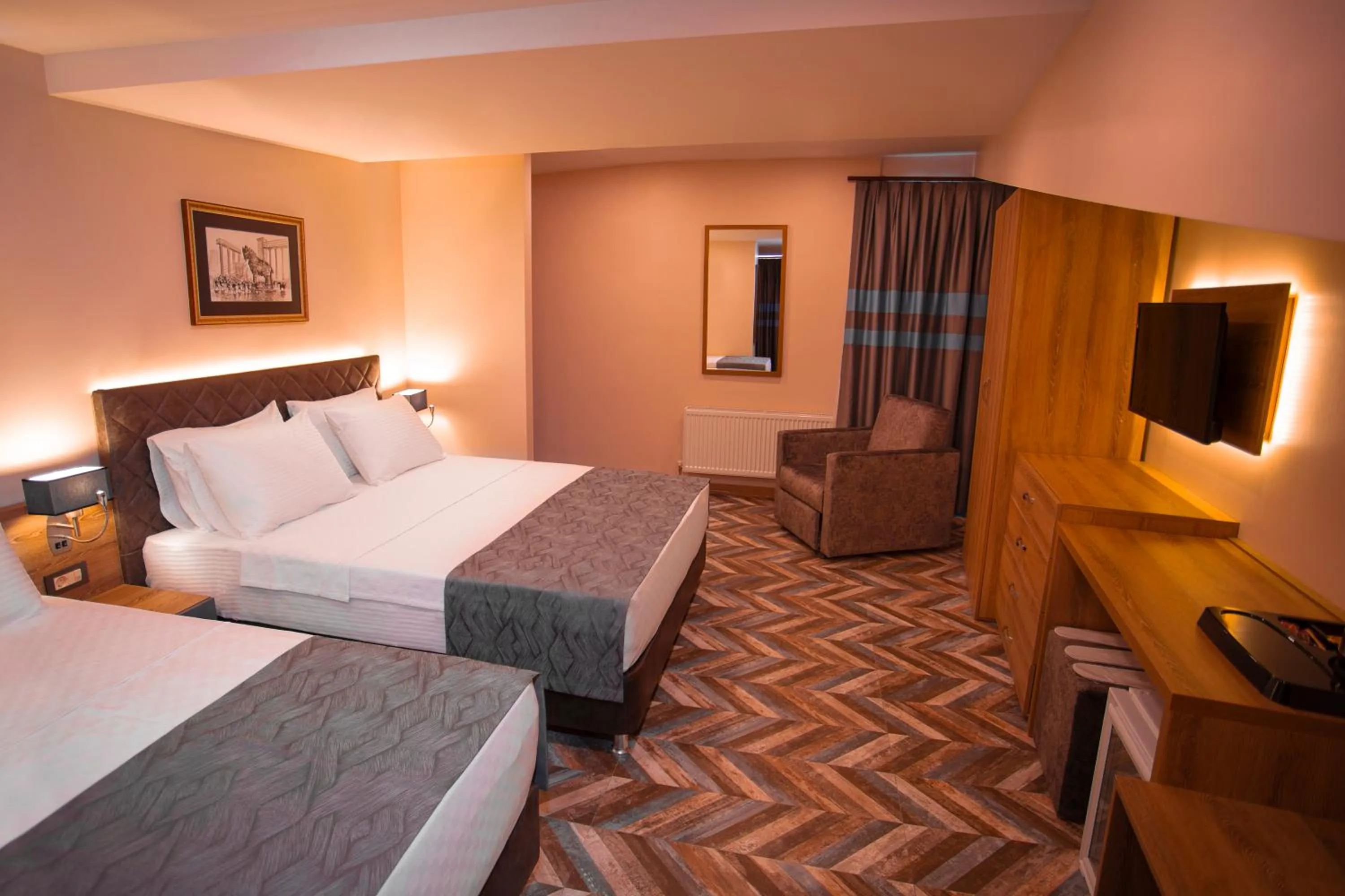 Bed in Hotel Kale 17