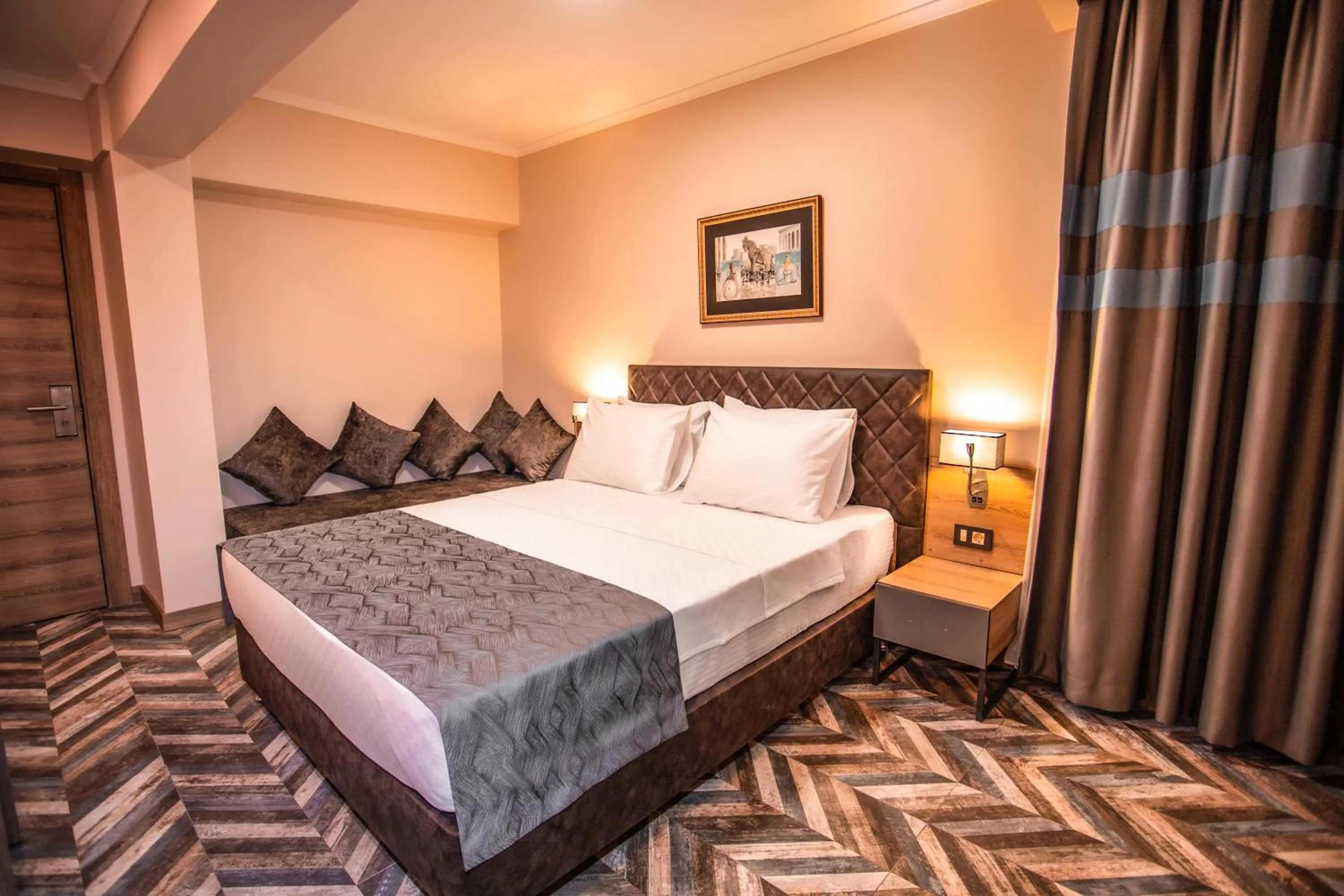 Bed in Hotel Kale 17