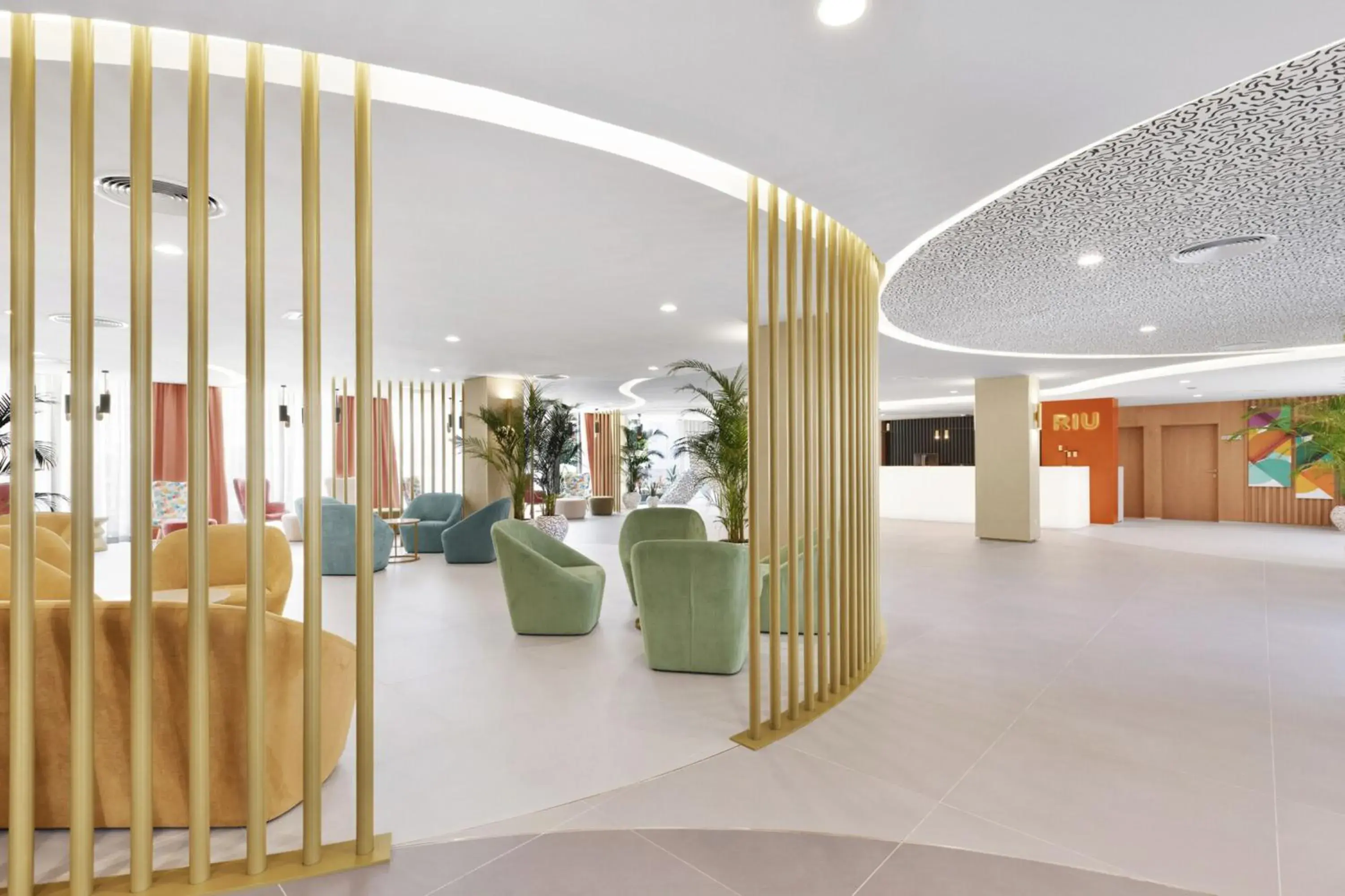 Lobby or reception in Hotel Riu Concordia Lobby or reception in Hotel Riu Concordia