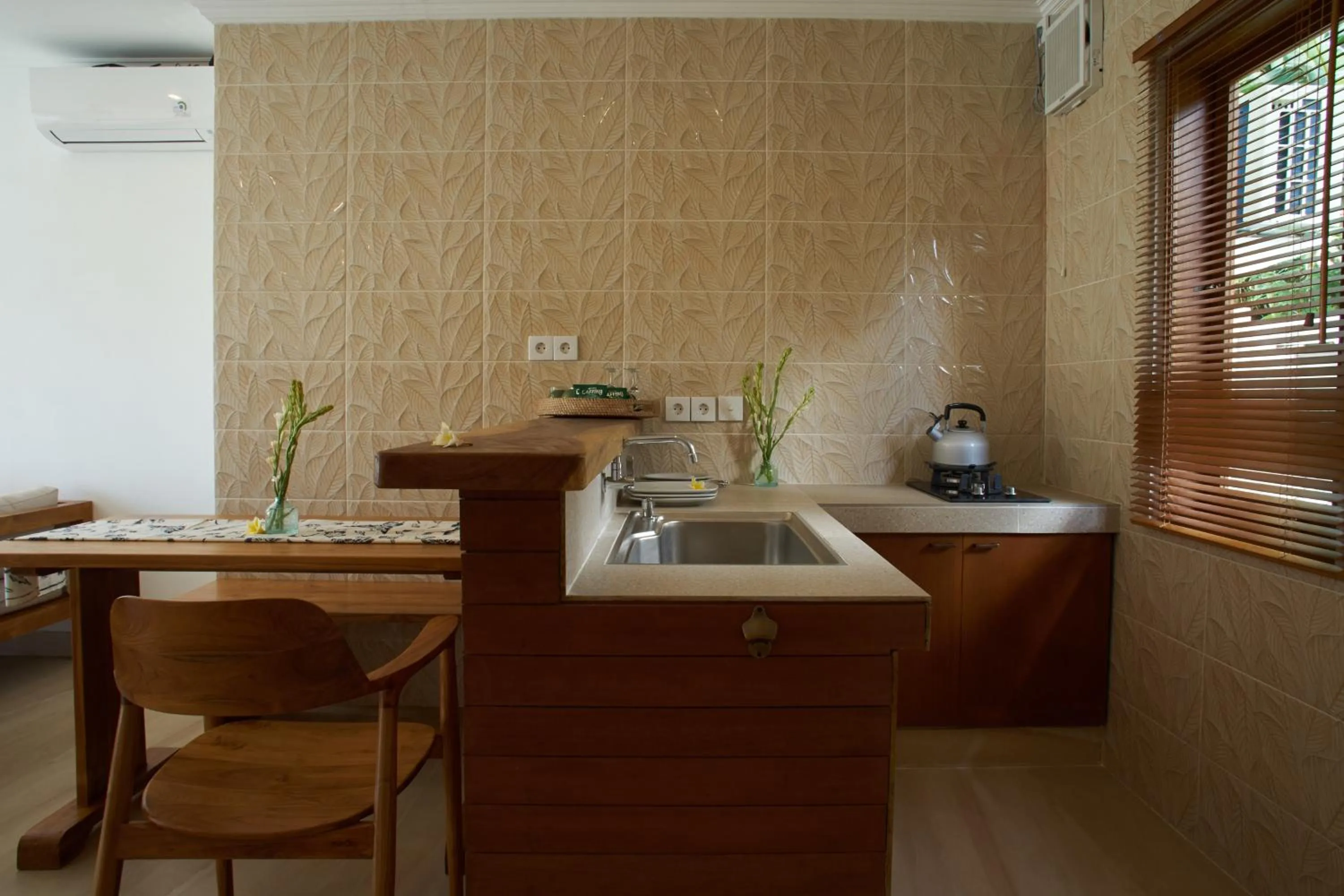 Kitchen or kitchenette in Palmterrace