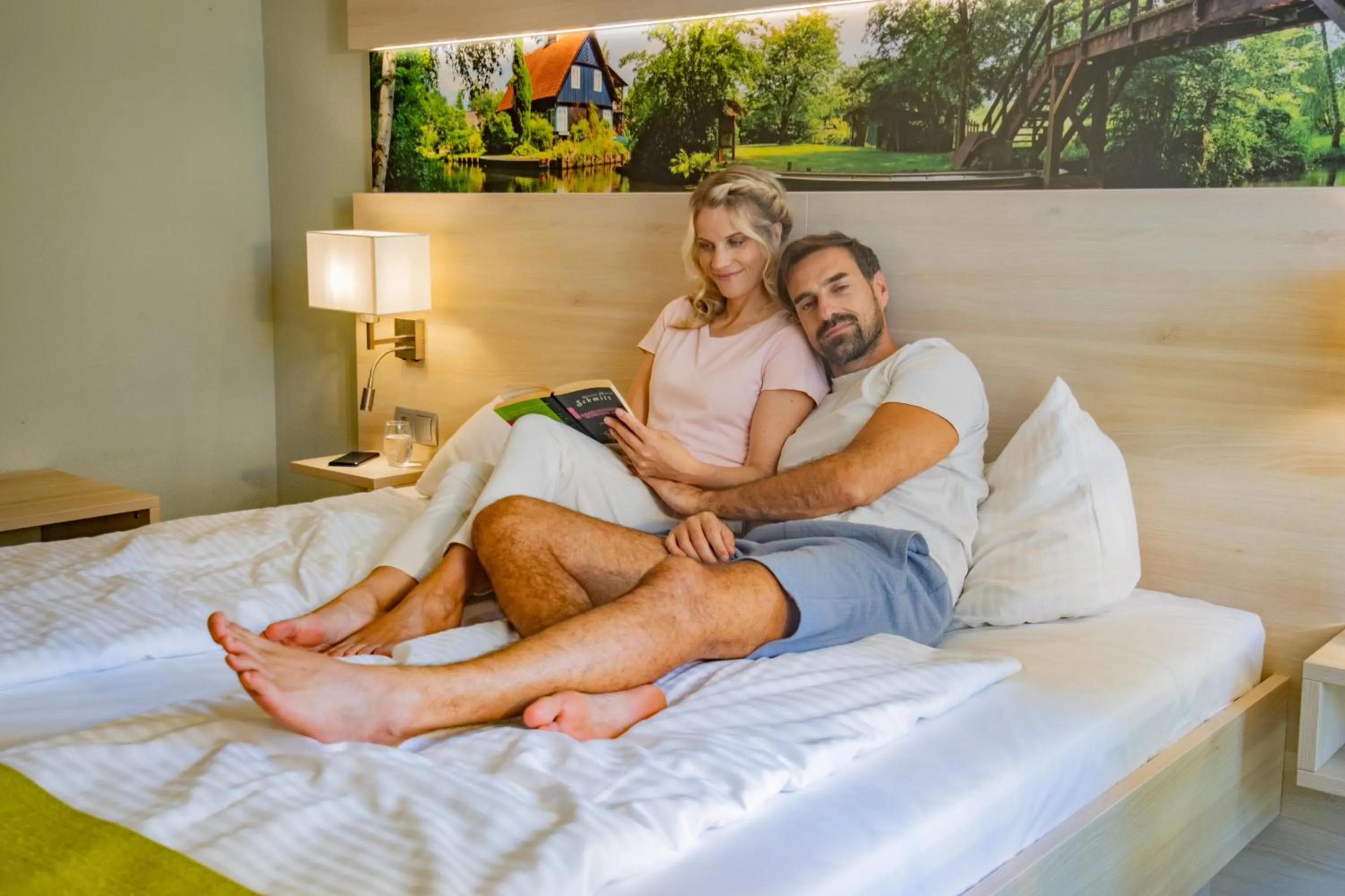 Photo of the whole room, Bed in Ferien Hotel Spree-Neisse