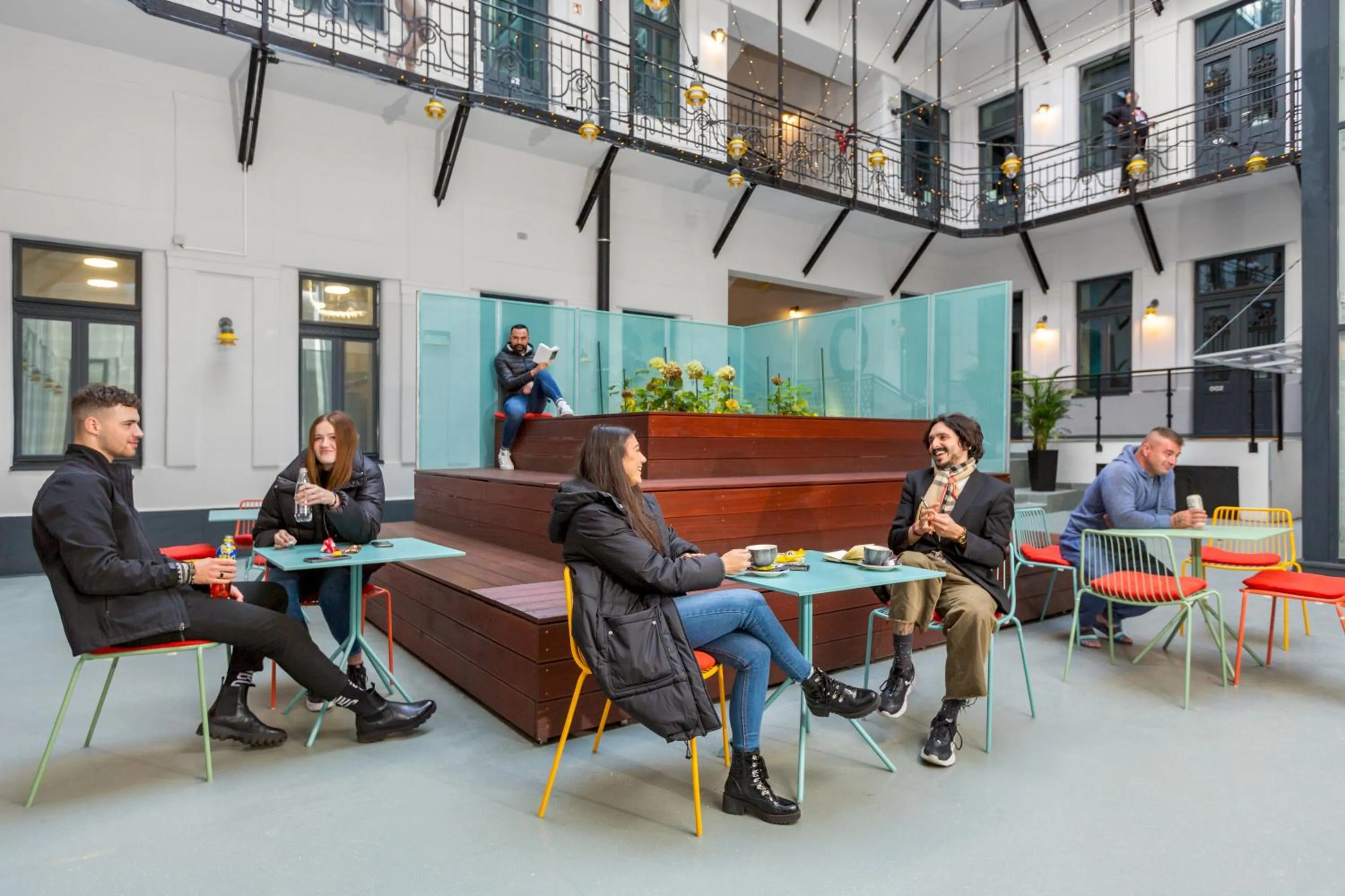 Patio in a&o Budapest City