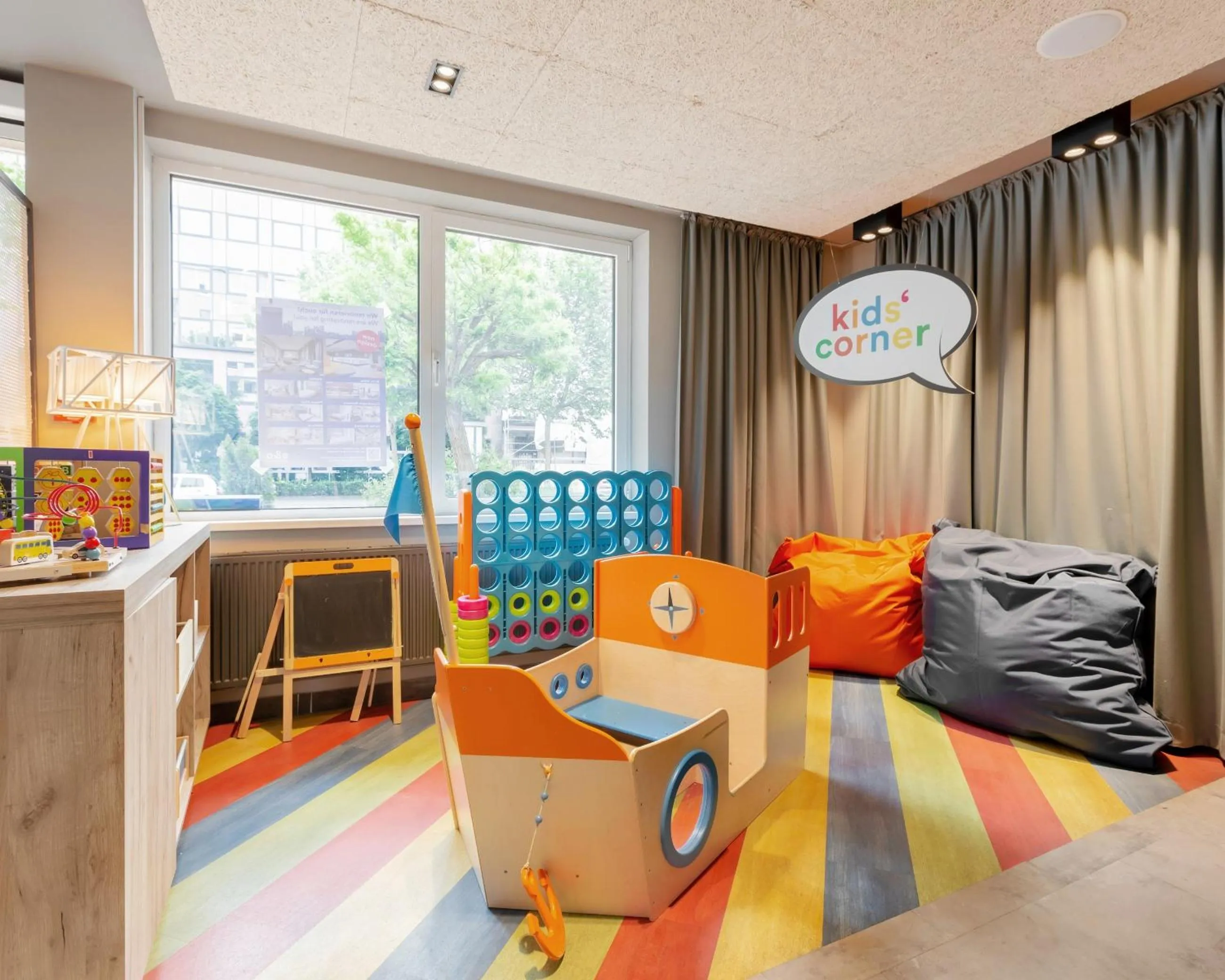 Children play ground in a&o Budapest City