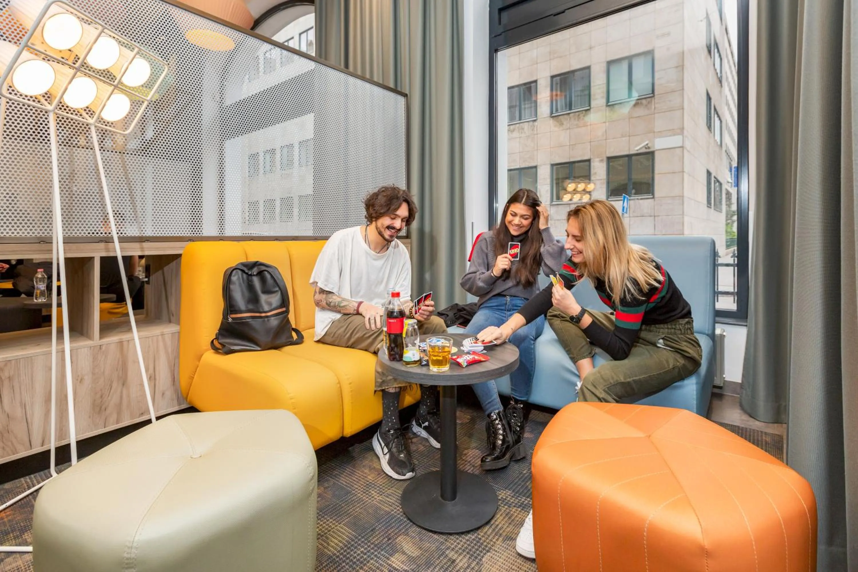 Lounge or bar in a&o Budapest City