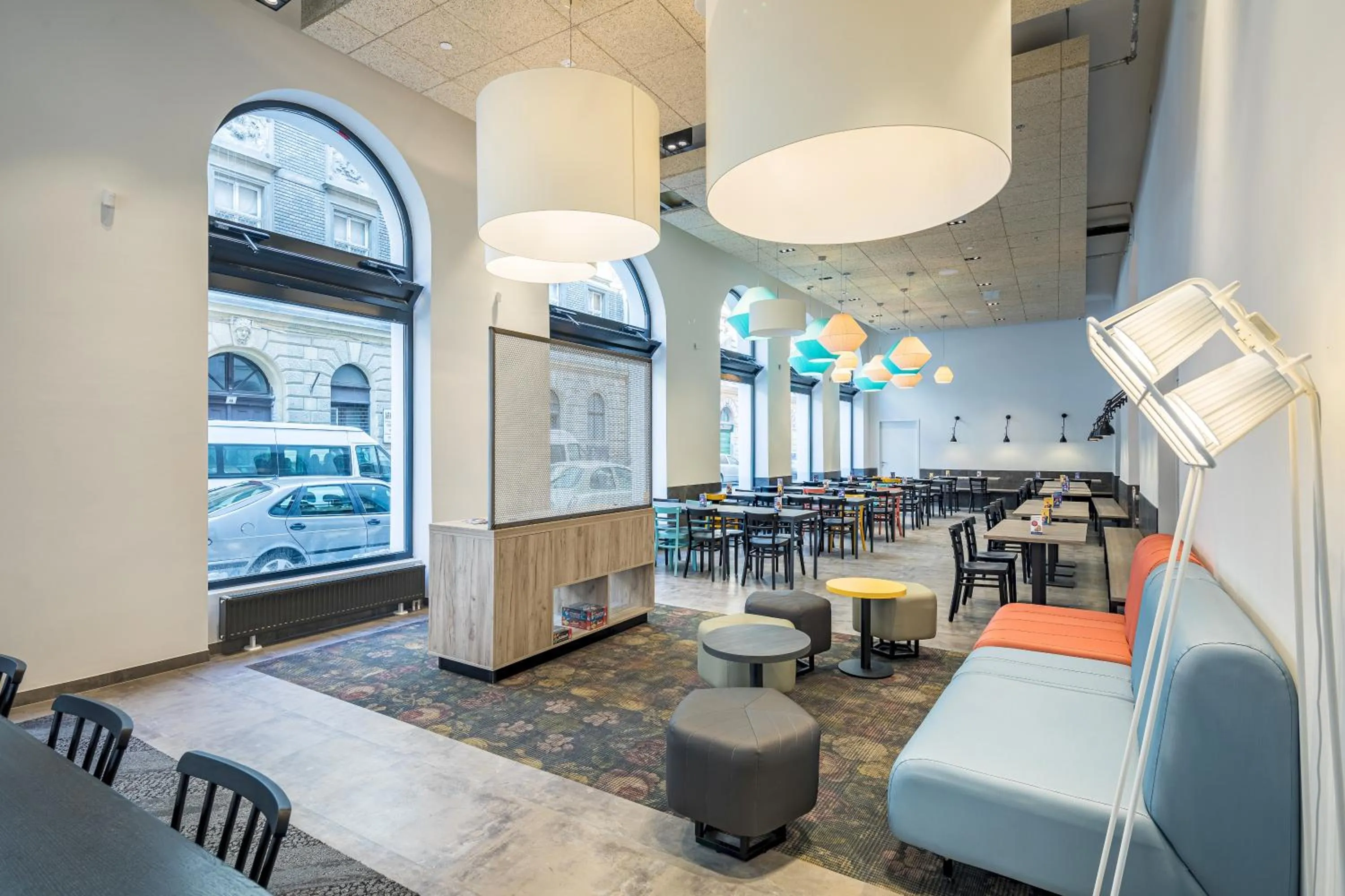 Lobby or reception in a&o Budapest City