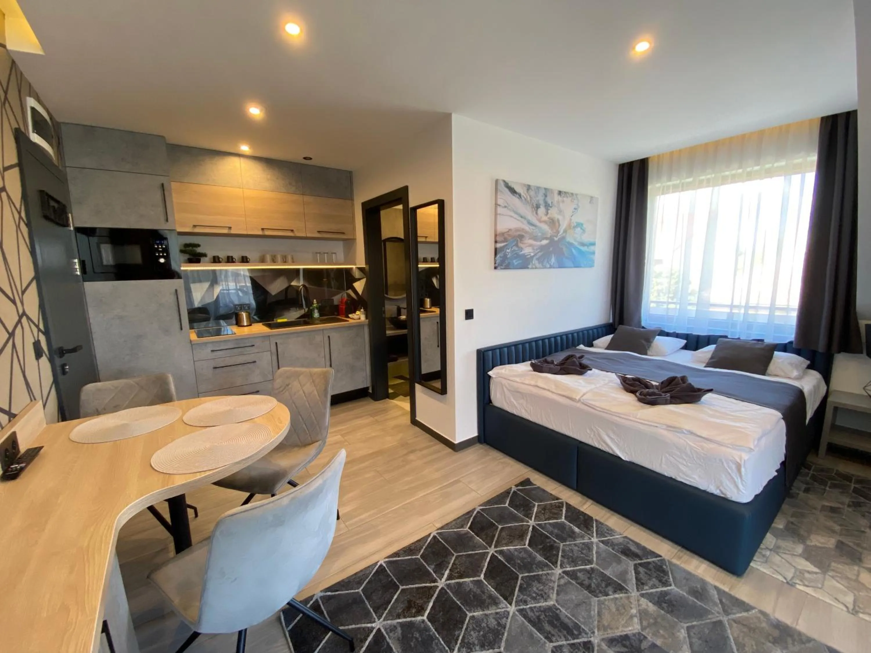 Bed in Luxury Apartments Keszthely