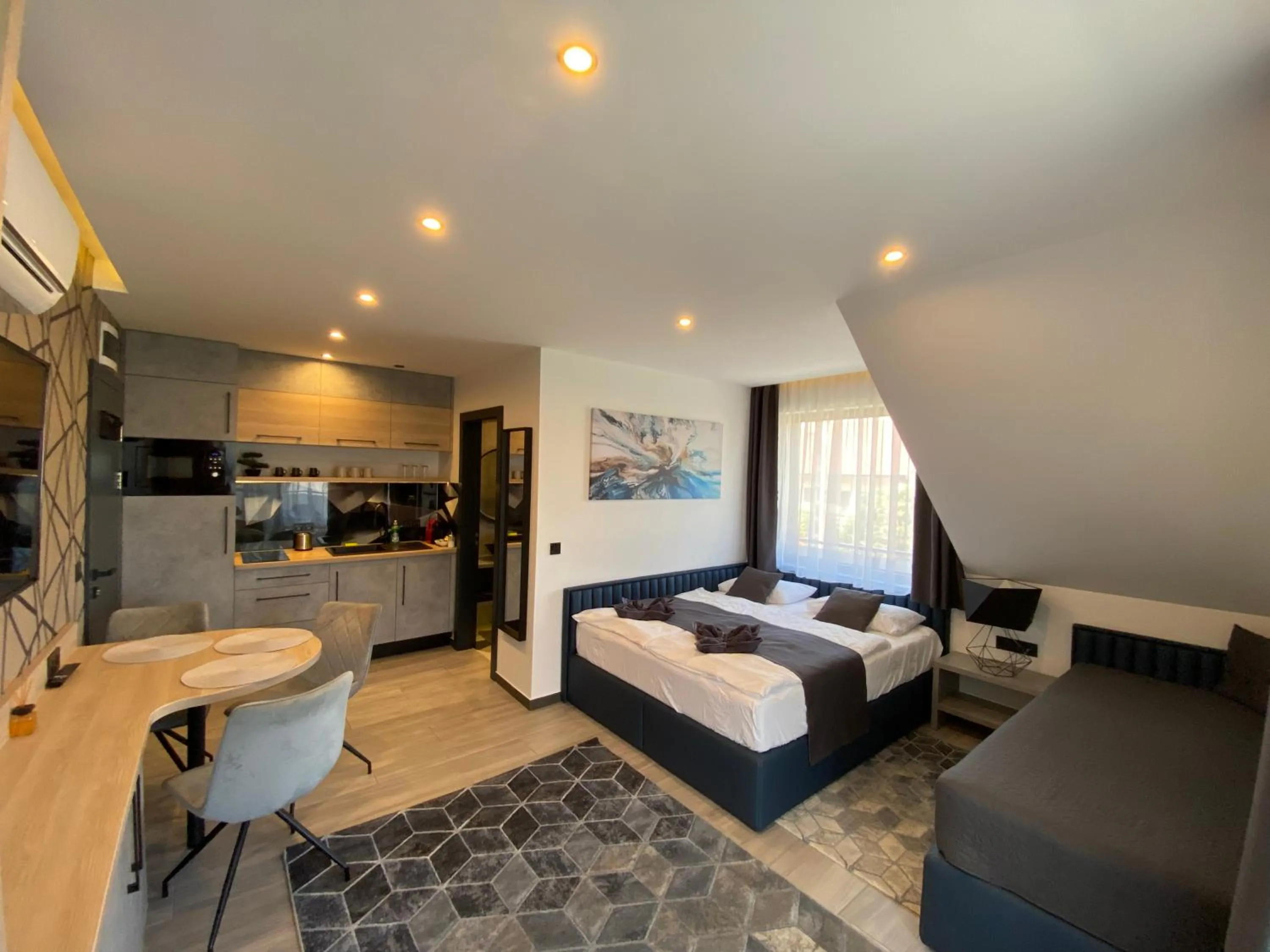 Bed in Luxury Apartments Keszthely