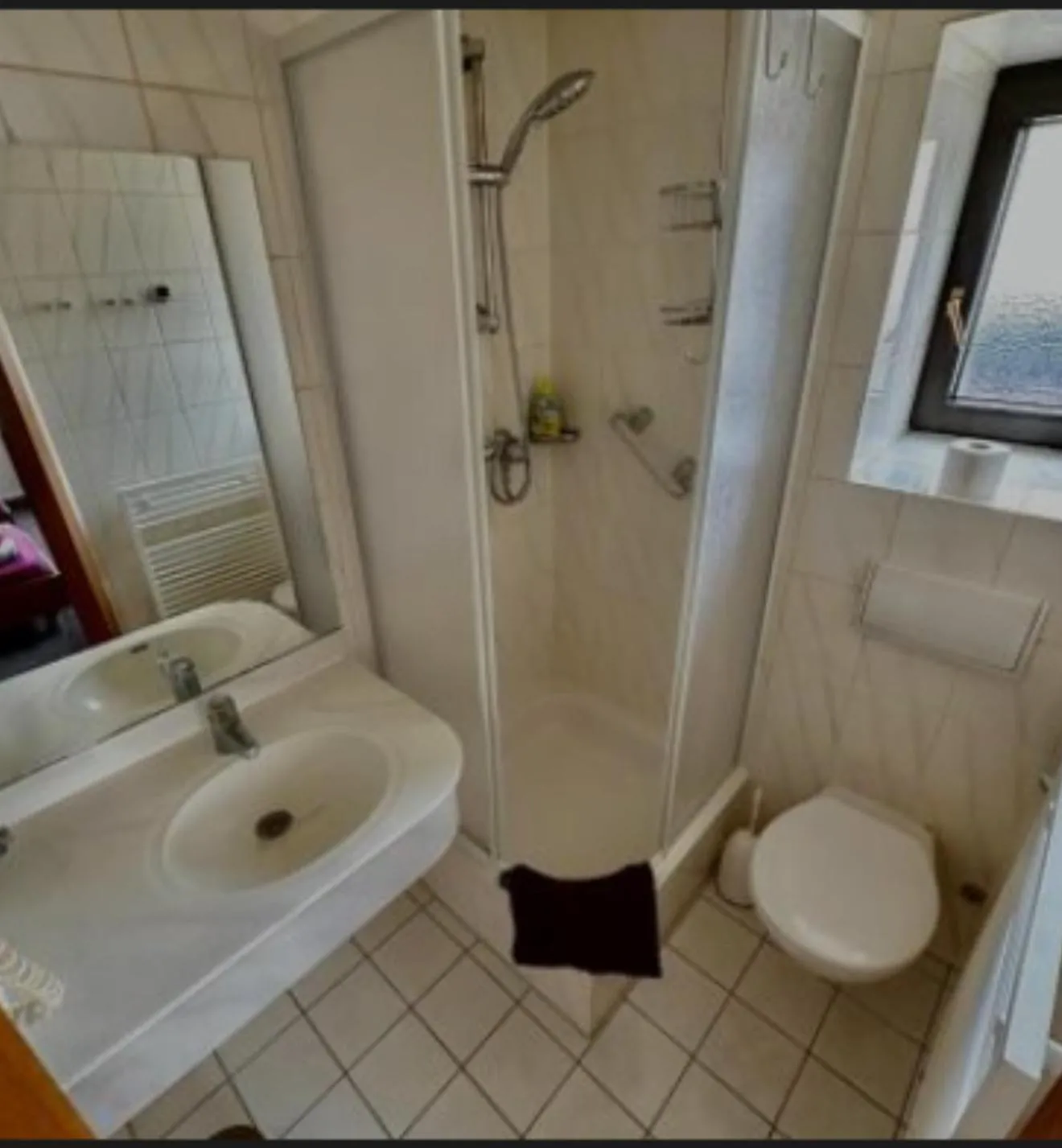 Toilet in Hotel Pension Pamina