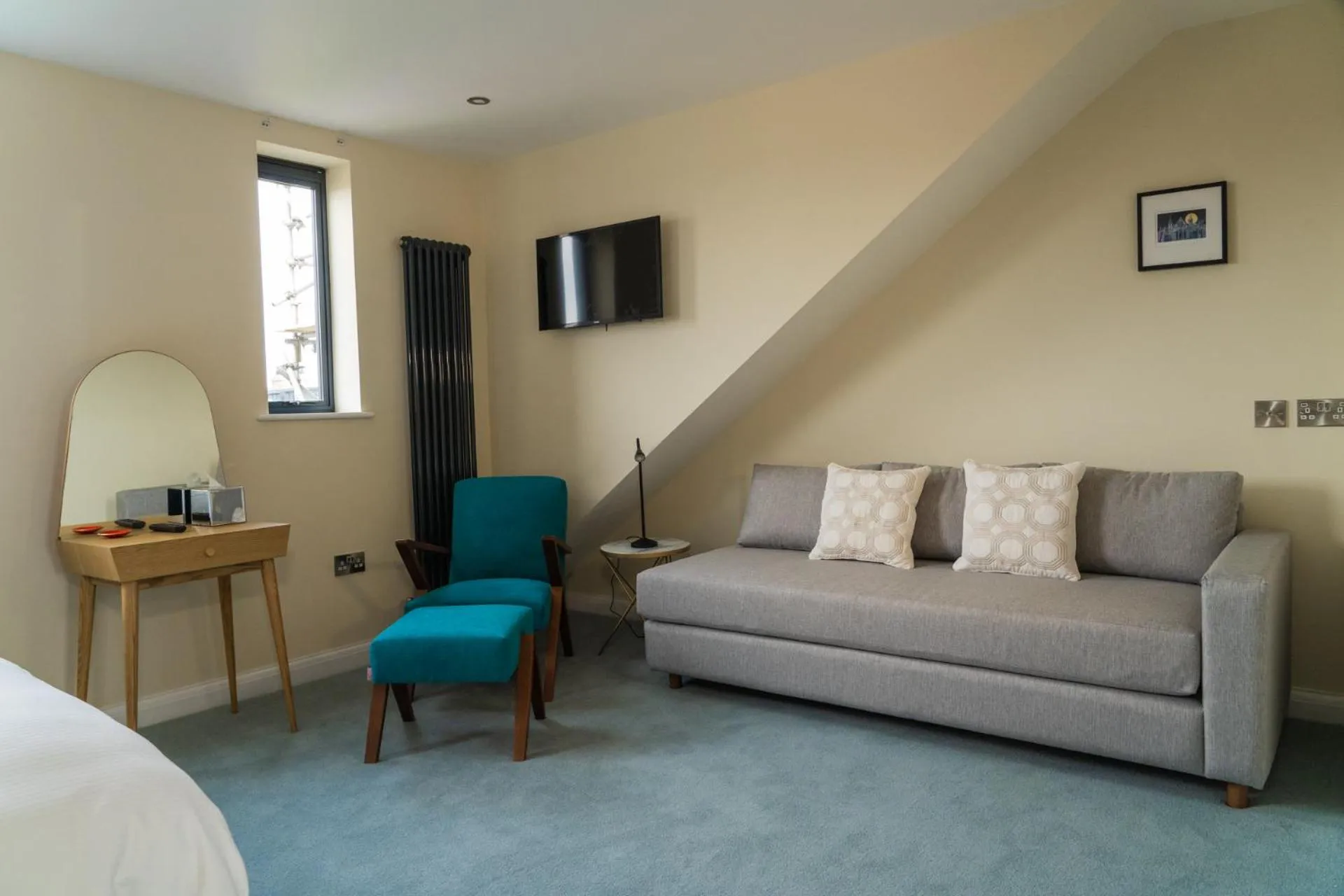 Seating area in MonkBridge House