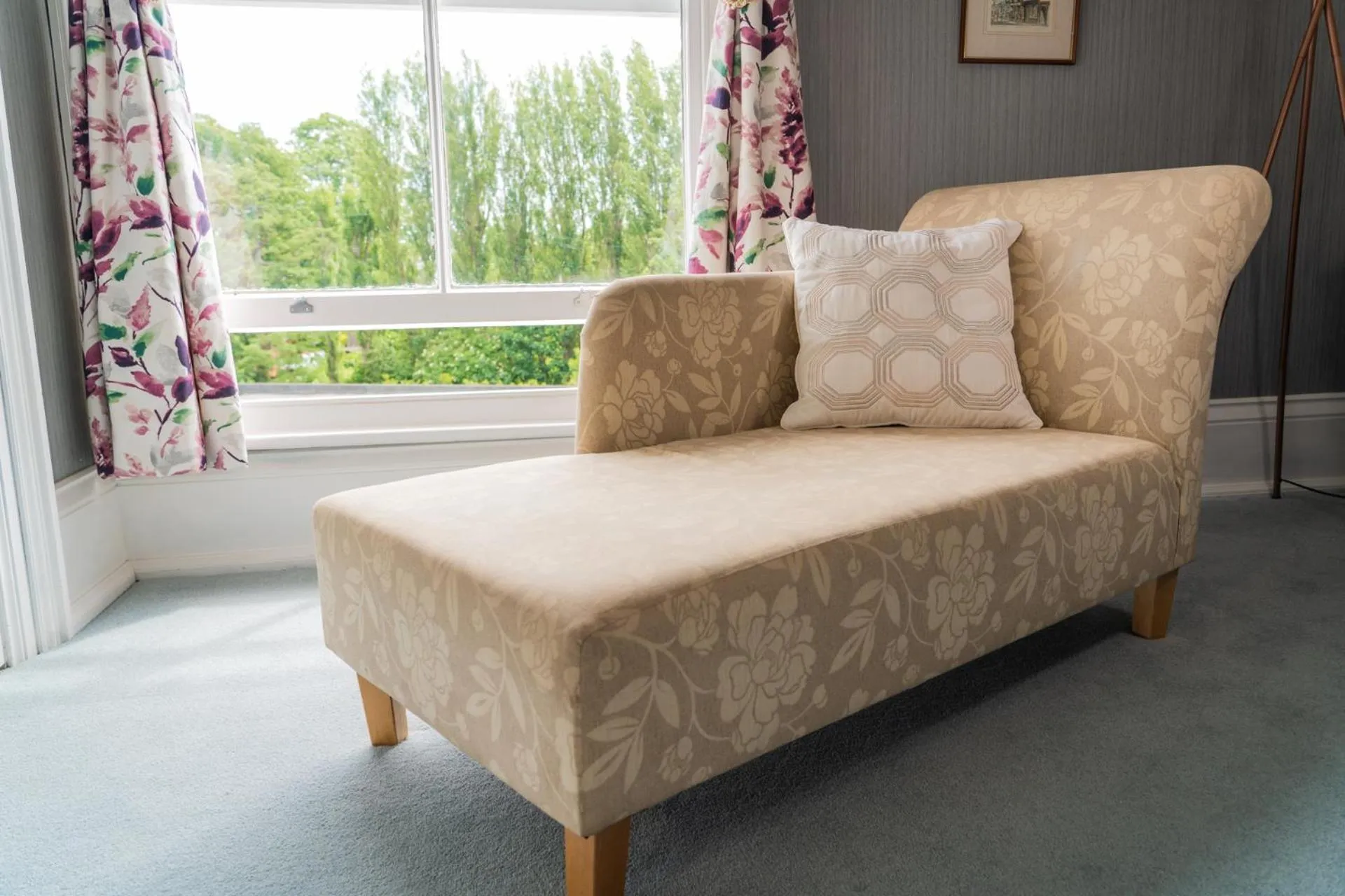 Seating area in MonkBridge House