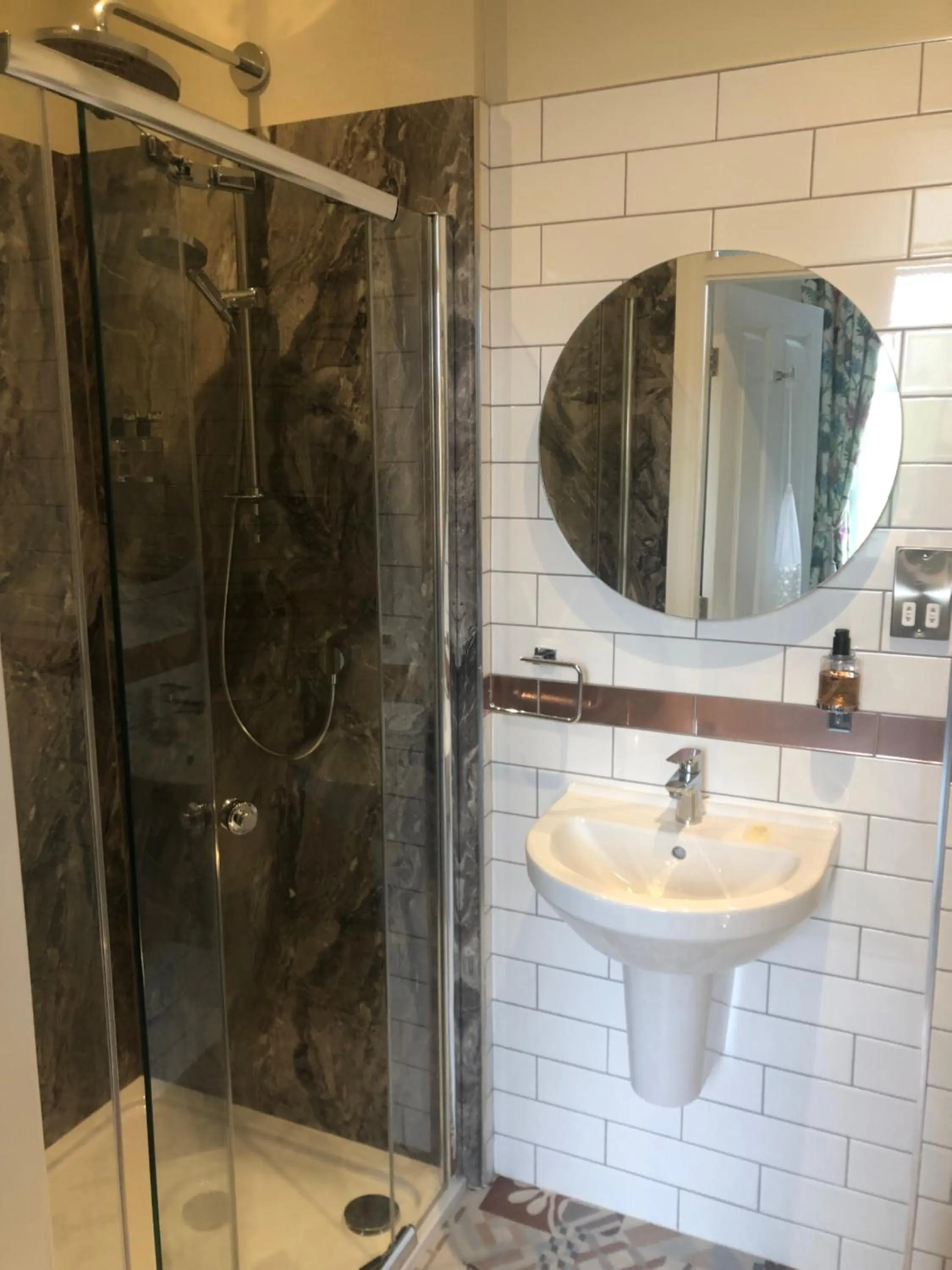 Shower in MonkBridge House