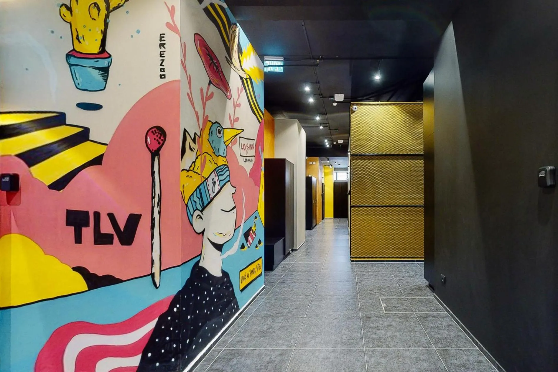 Lobby or reception in Colorbox - by Loginn Tel-Avivian hotels