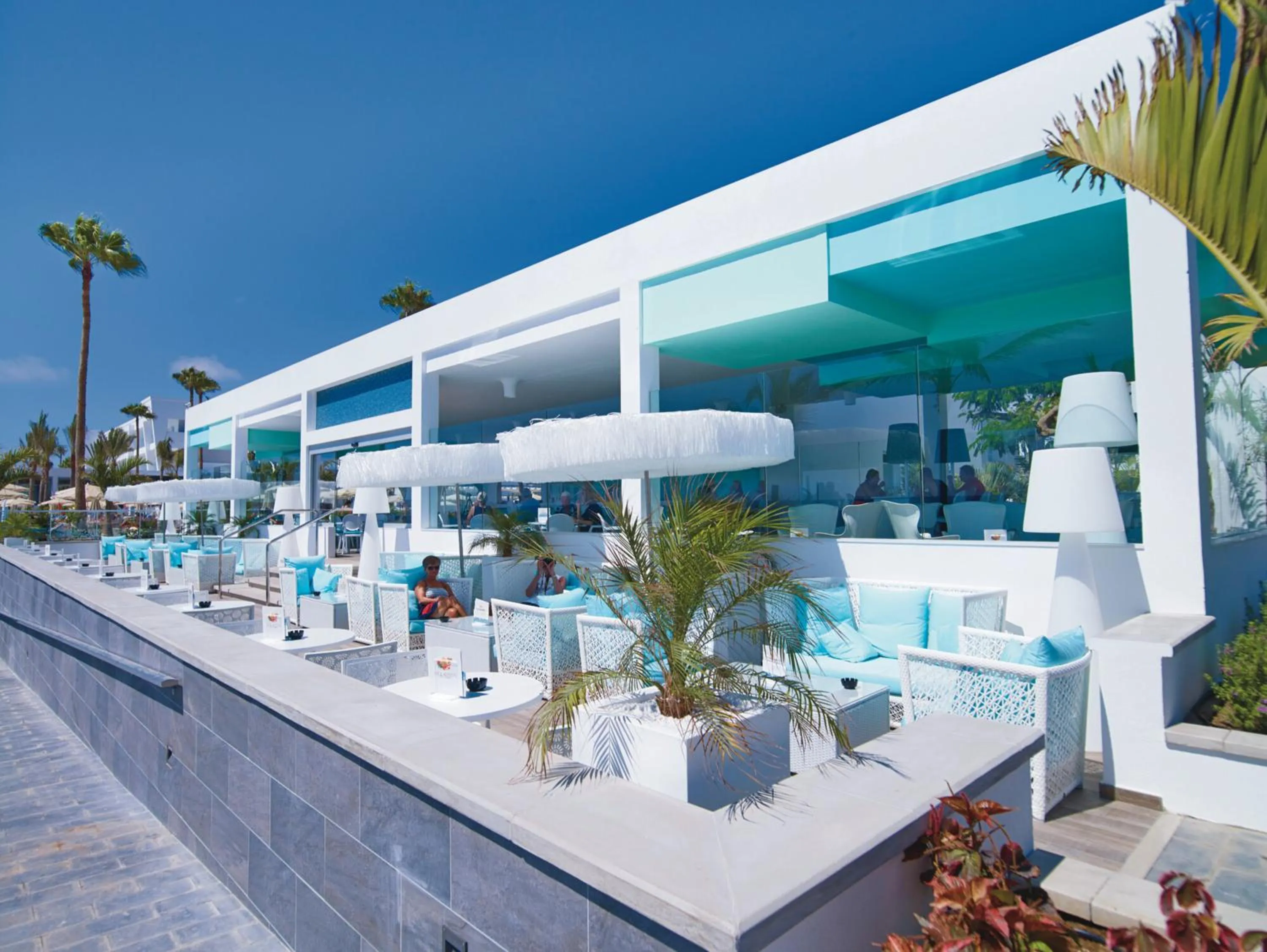 Patio in Hotel Riu Palace Meloneras