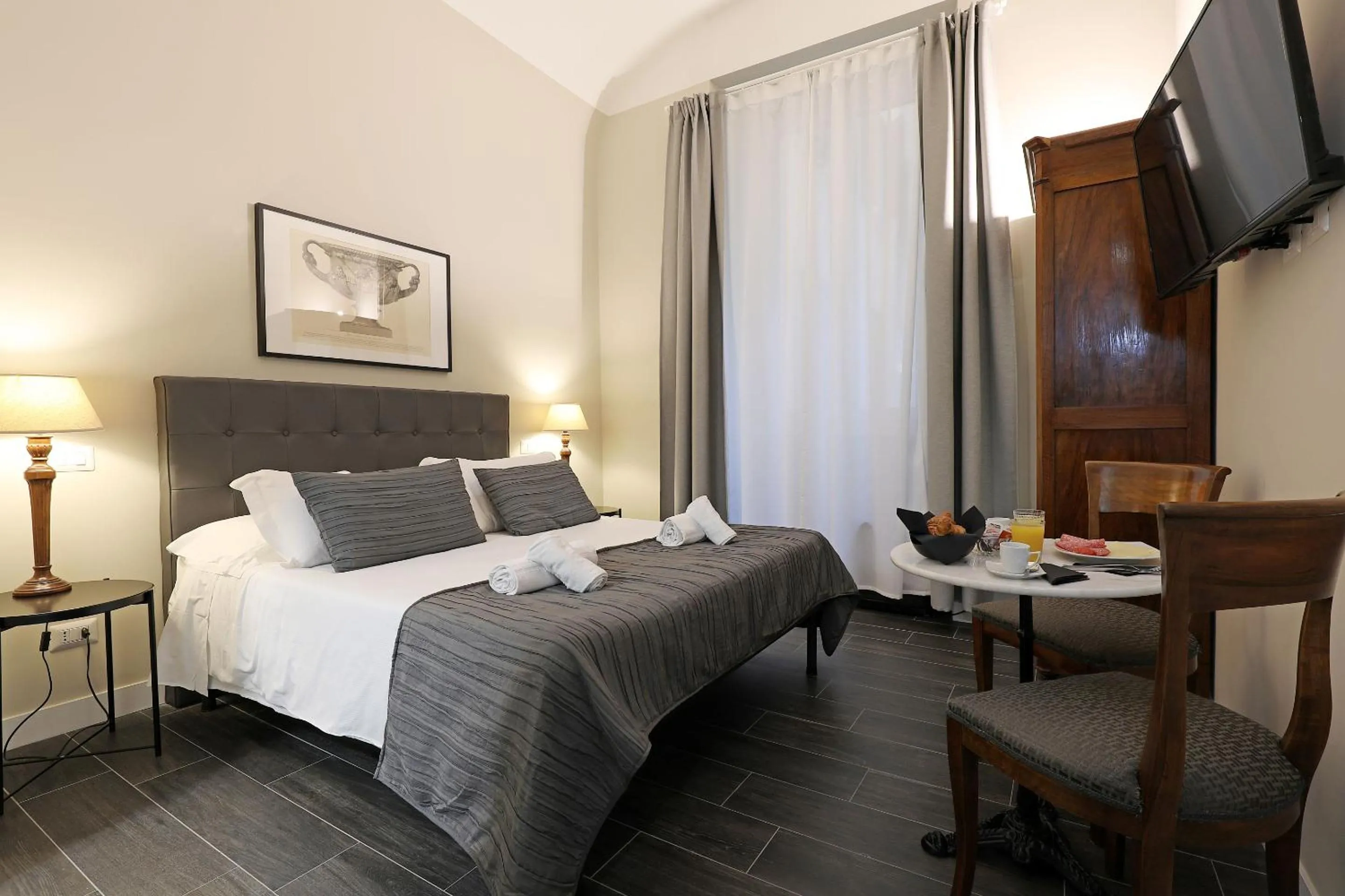 Bedroom, Bed in RESIDENZA VITTORIA Roma