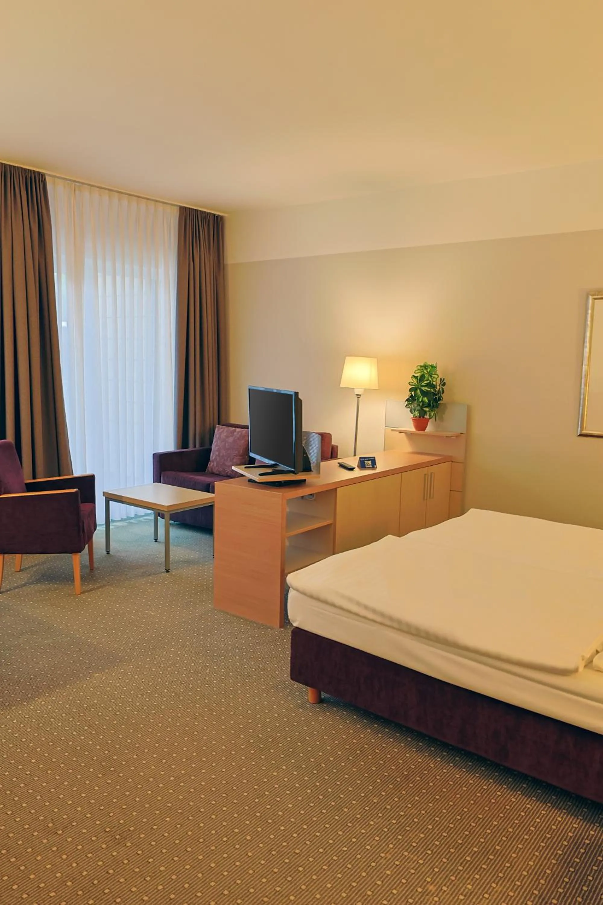 Photo of the whole room, Bed in Garten-Hotel Ponick