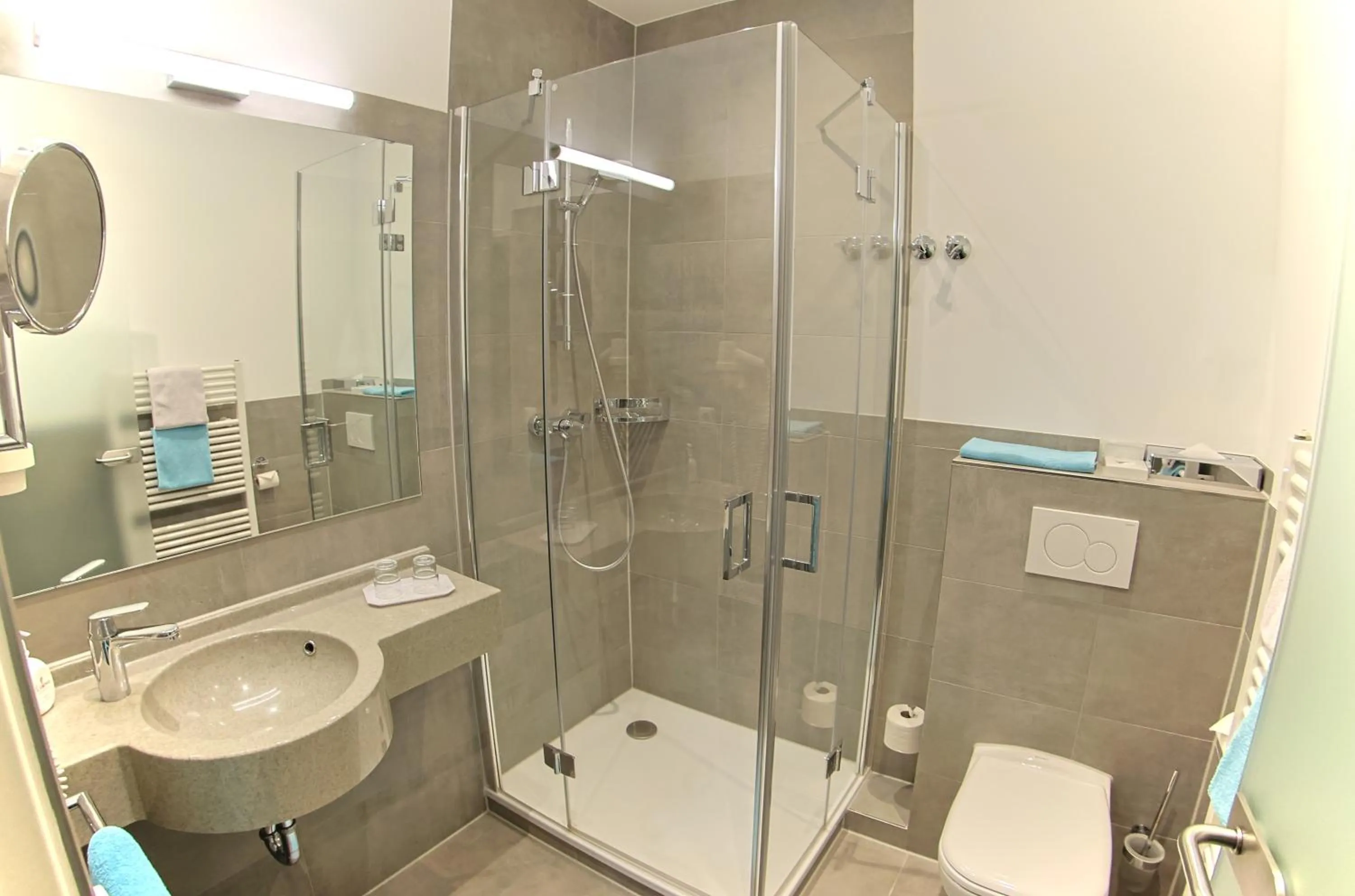 Bathroom in Garten-Hotel Ponick