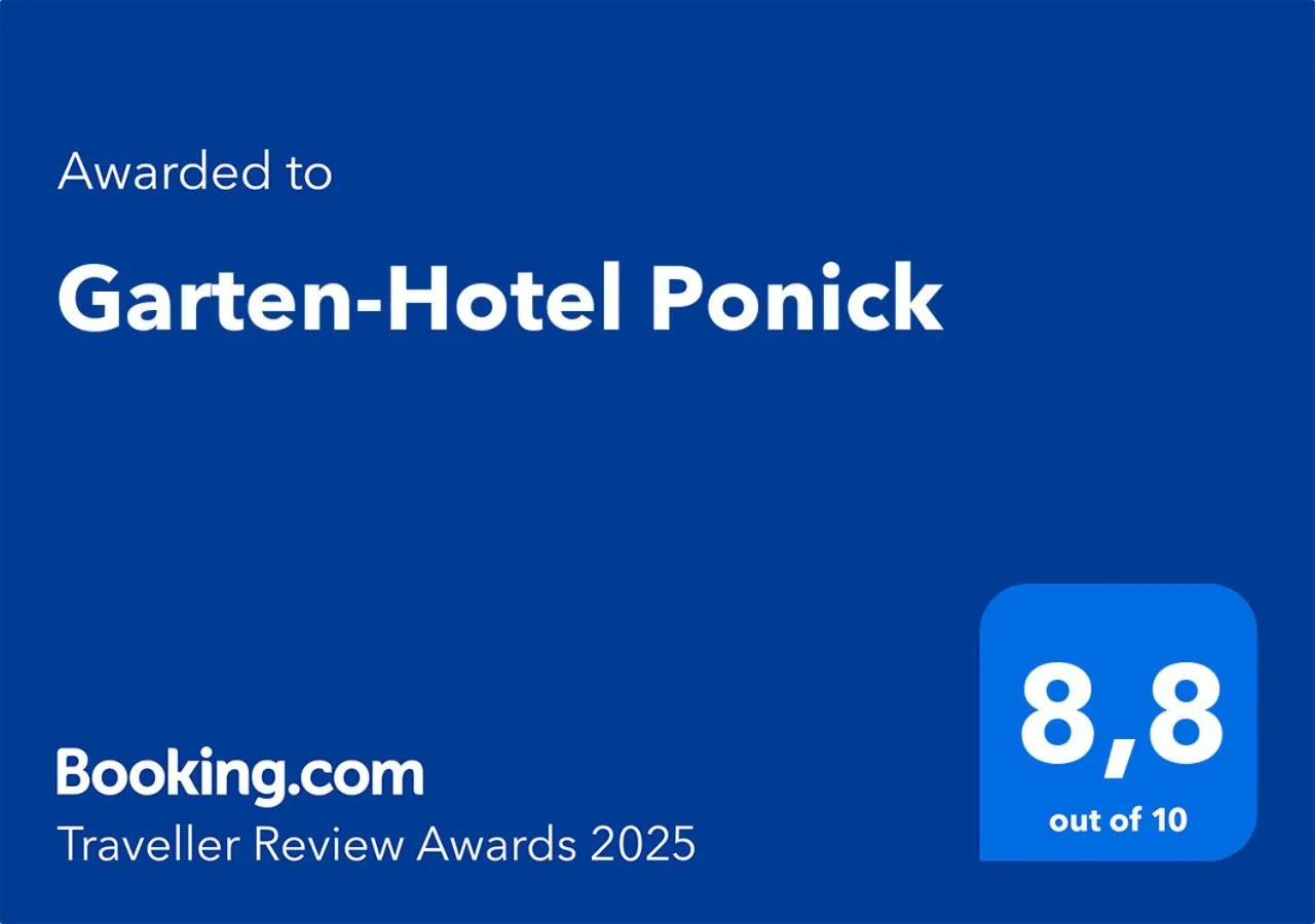 Certificate/Award in Garten-Hotel Ponick