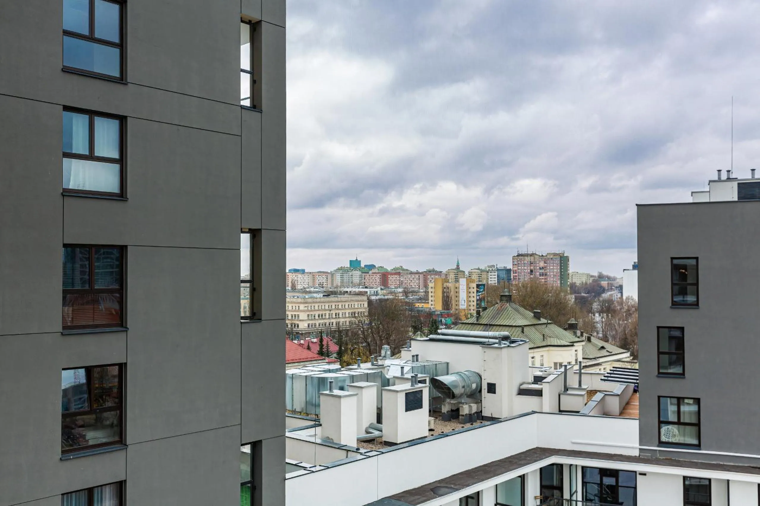 Balcony/Terrace in Metro Płocka Exquisite Apartments by Noclegi Renters